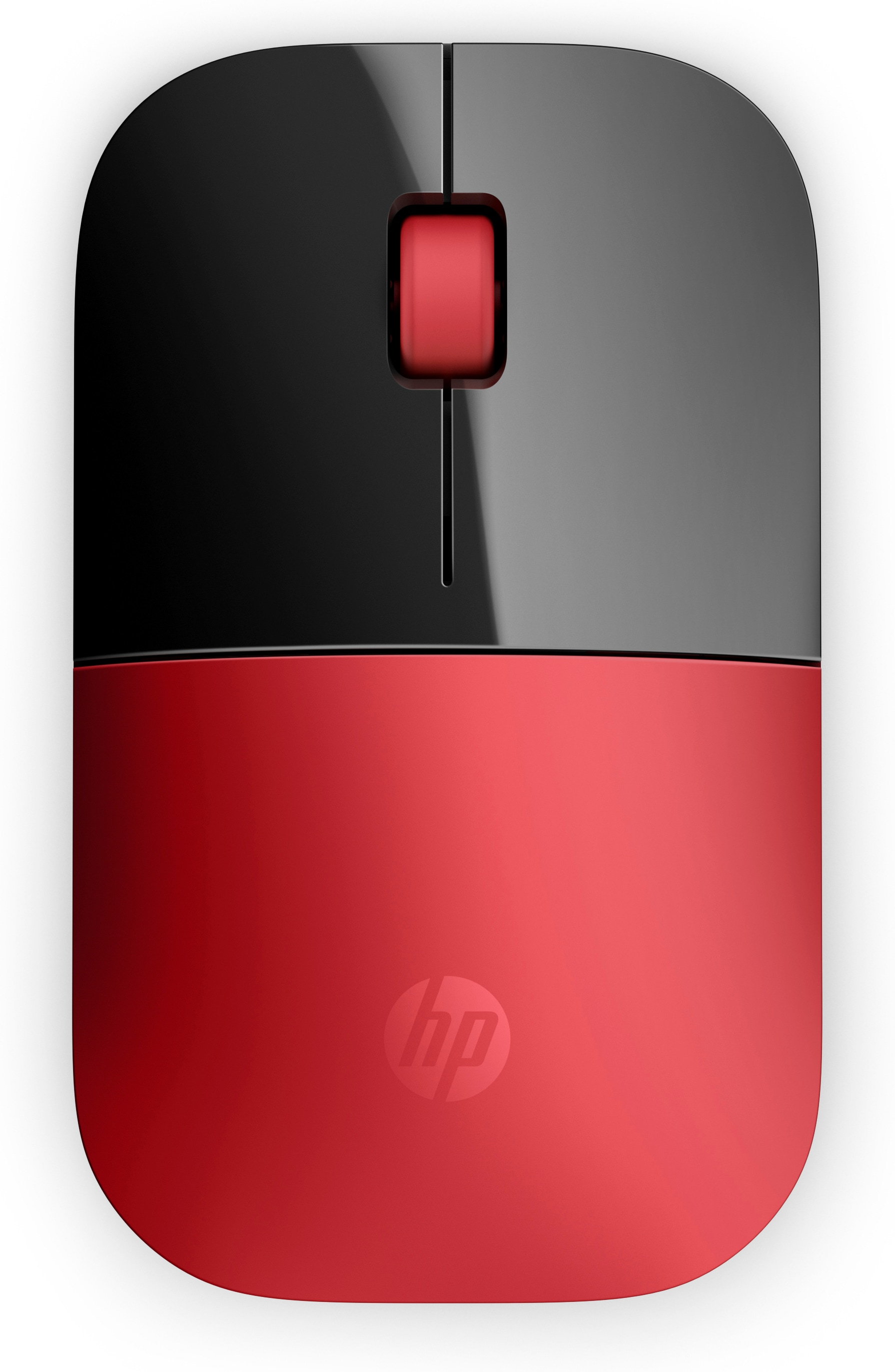 HP Z3700 Wireless-Maus, Rot, Beidhändig, Optisch, RF Wireless, 1200 DPI, Rot