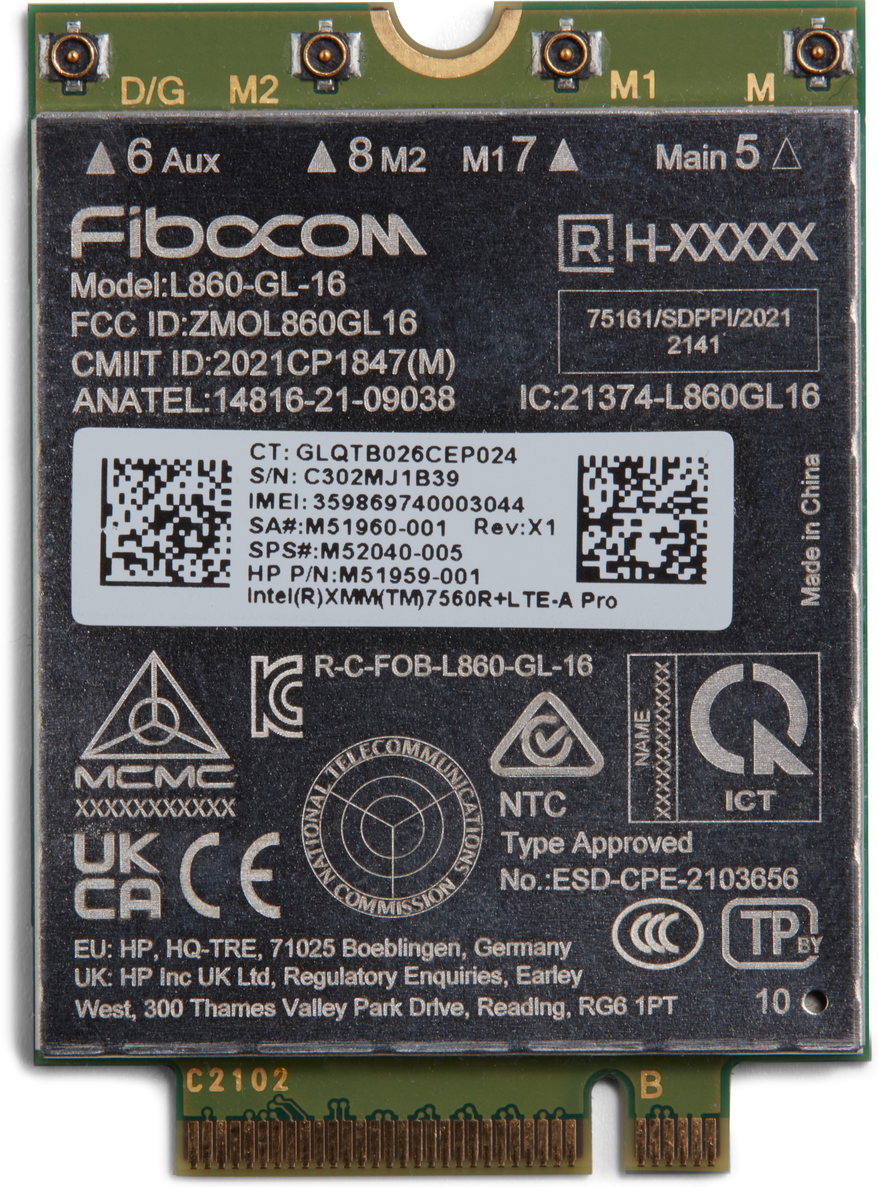 HP XMM 7560 R+ - Drahtloses Mobilfunkmodem