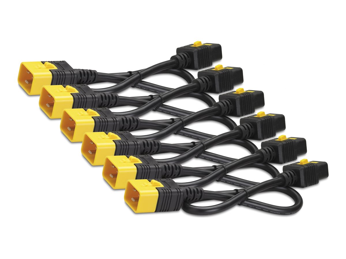 APC Stromkabel - IEC 60320 C19 Verriegelung zu IEC 60320 C20 Verriegelung - 16 A - 1.22 m - Rot (Packung mit 6)