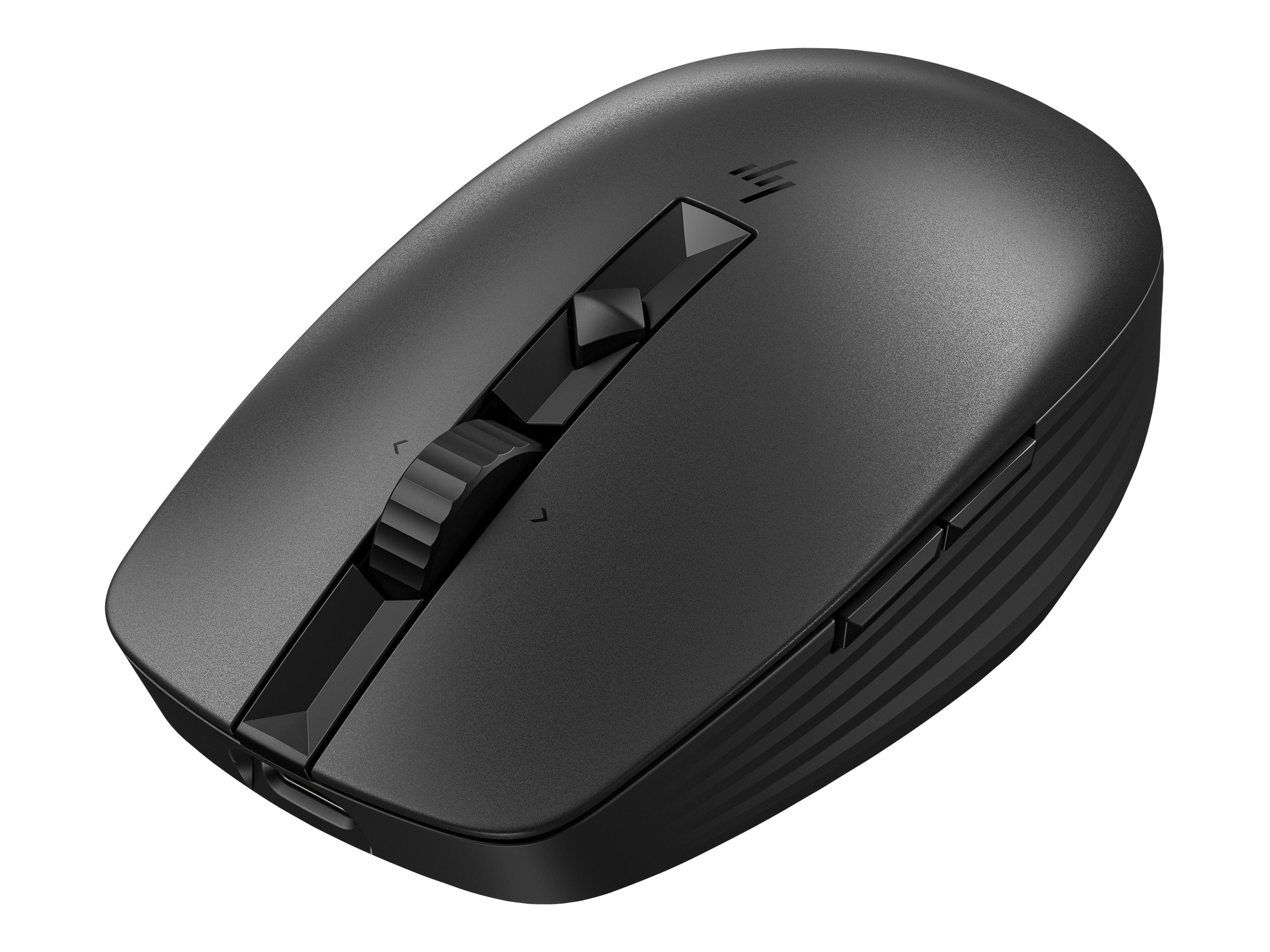 HP 715 - Maus - multi-device, wiederaufladbar - 7 Tasten - kabellos, kabelgebunden - Bluetooth 3.0, 2.4 GHz - kabelloser Empfänger (USB)