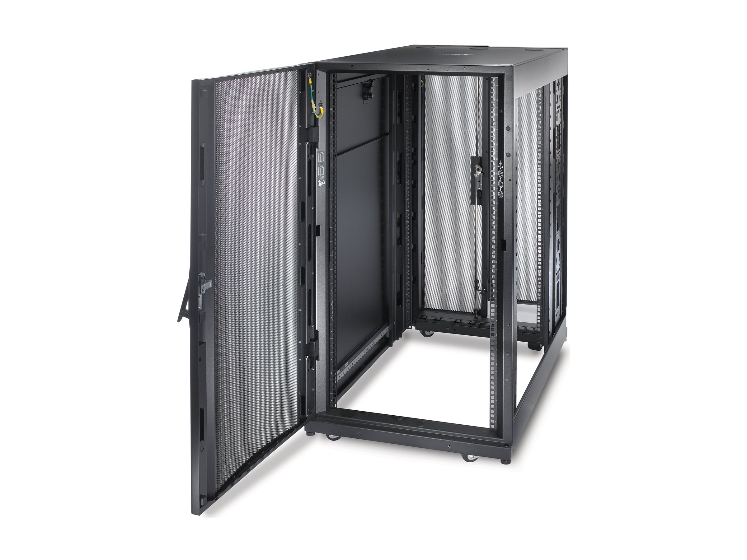 APC NetShelter SX - Schrank - Schwarz - 24U - 48.3 cm (19")