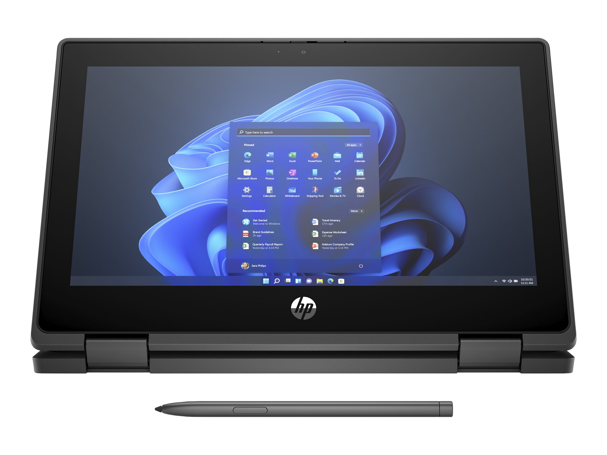 HP Pro x360 Fortis G10, Intel® Core™ i3, 29,5 cm (11.6"), 1366 x 768 Pixel, 8 GB, 256 GB, Windows 11 Pro