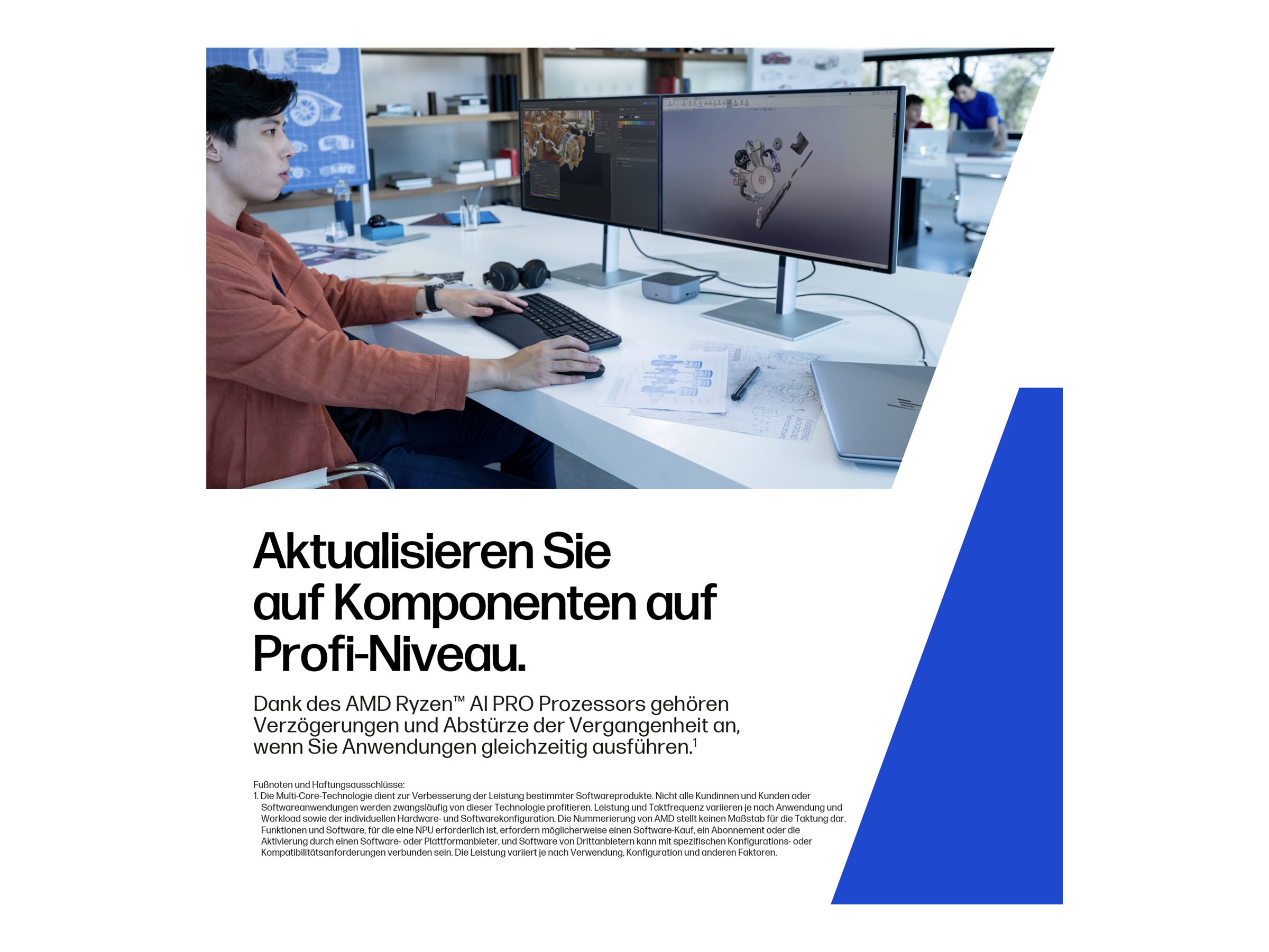 HP ZBook 8 G1ak Mobile Workstation - AMD Ryzen AI 7 350 / 2 GHz - Win 11 Pro - Radeon 860M - 32 GB RAM - 1 TB SSD NVMe, TLC - 35.6 cm (14")