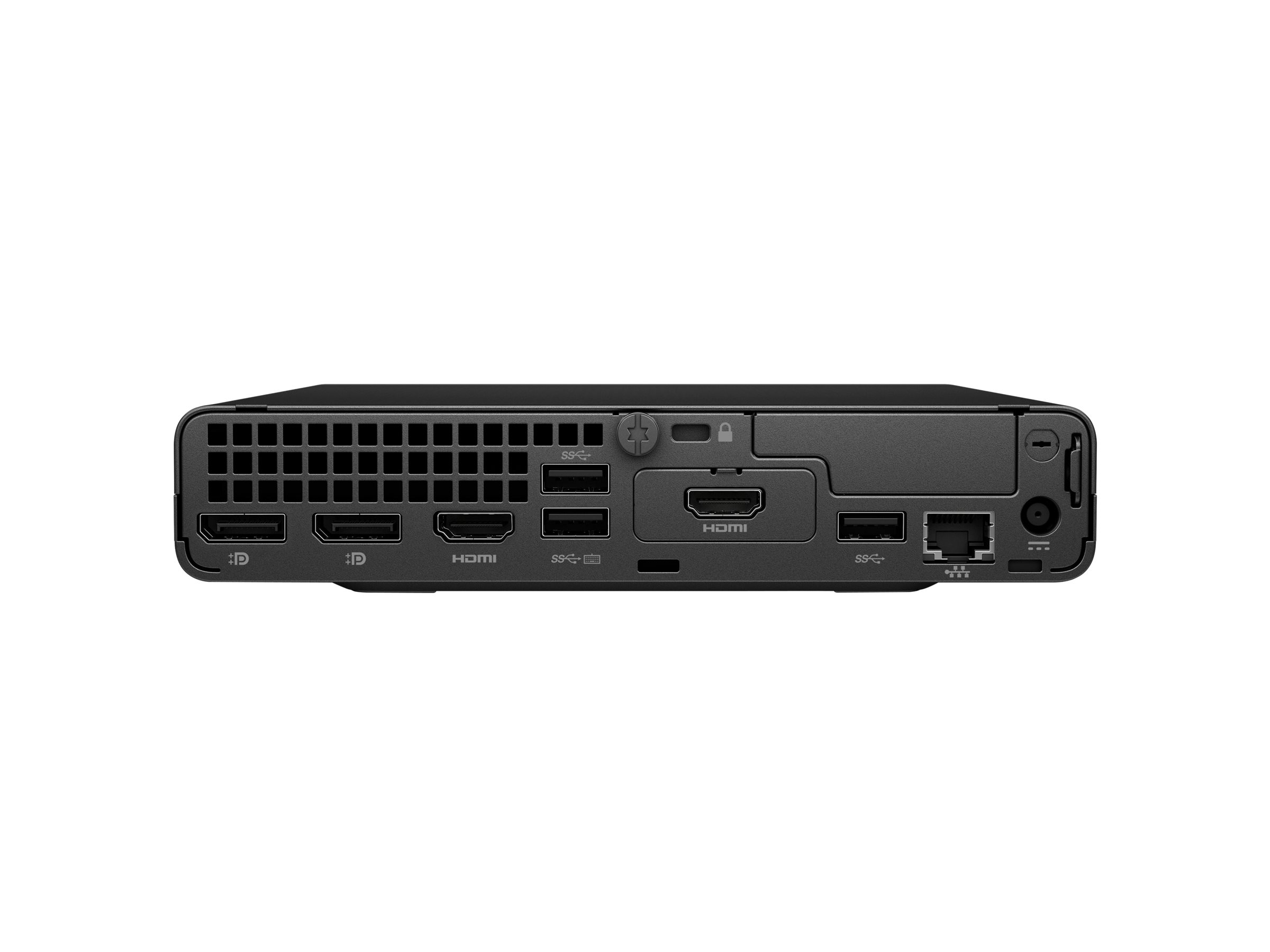 HP Pro 400 G9 - Mini - Core i7 i7-14700T - RAM 16 GB - SSD 512 GB - NVMe - UHD Graphics 770 - 1GbE, Wi-Fi 6E, Bluetooth 5.3 - WLAN: 802.11a/b/g/n/ac/ax (Wi-Fi 6E)