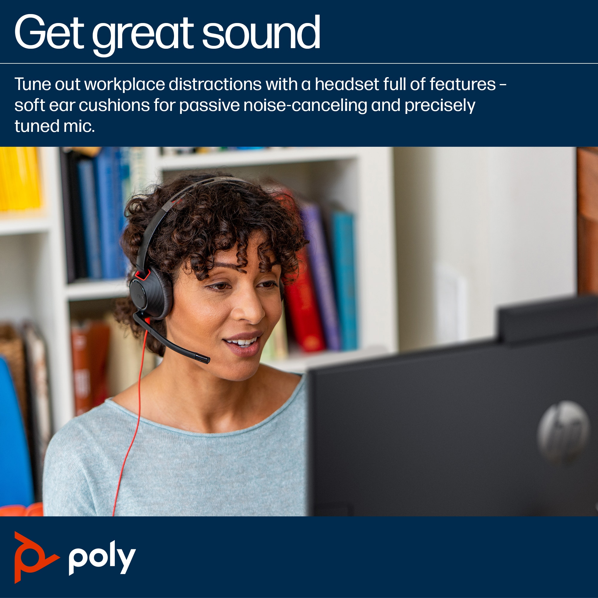 Poly HP Poly Blackwire 5220 - Headset - On-Ear - kabelgebunden