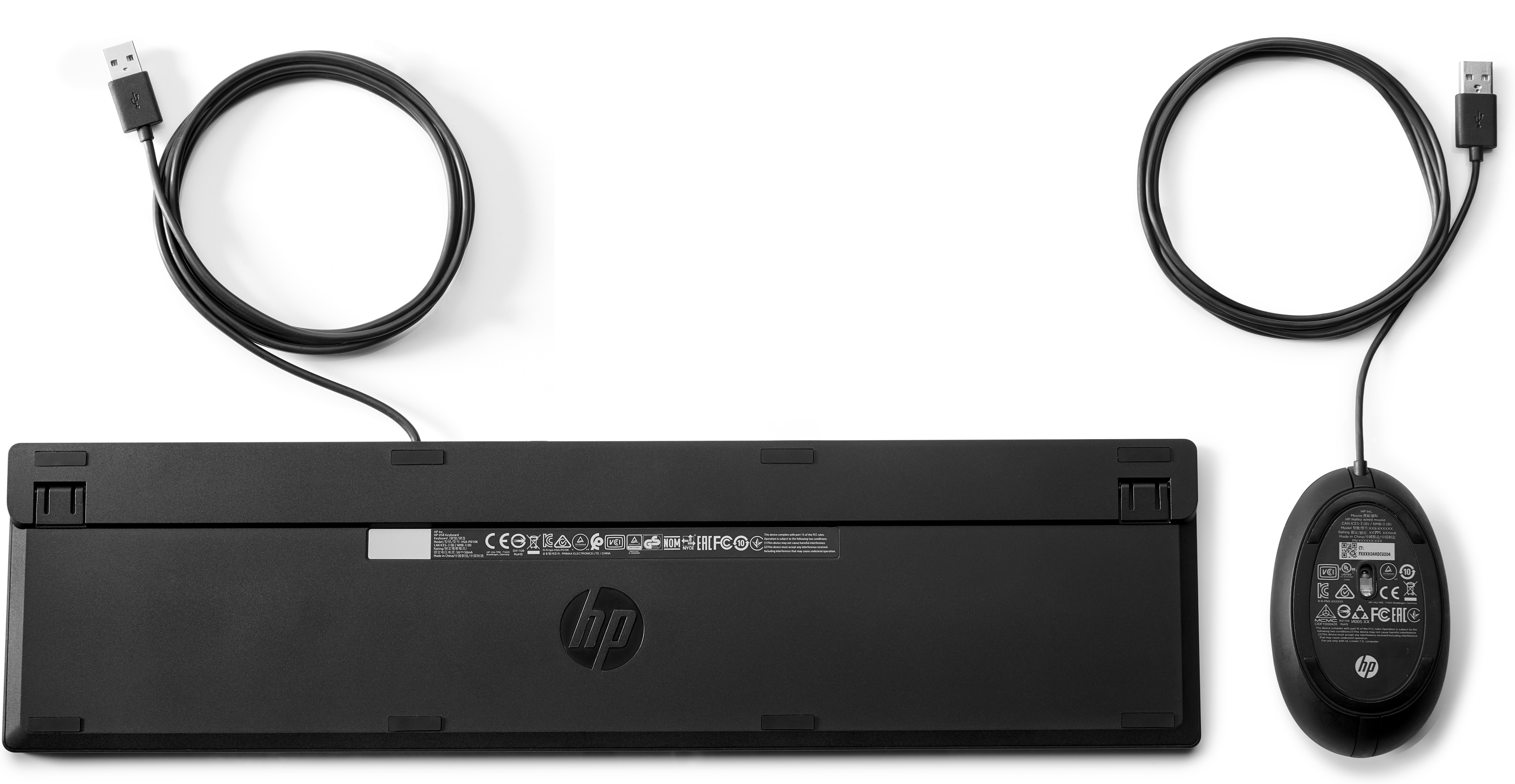 HP Desktop 320MK - Tastatur-und-Maus-Set - 3-Zonen-Layout