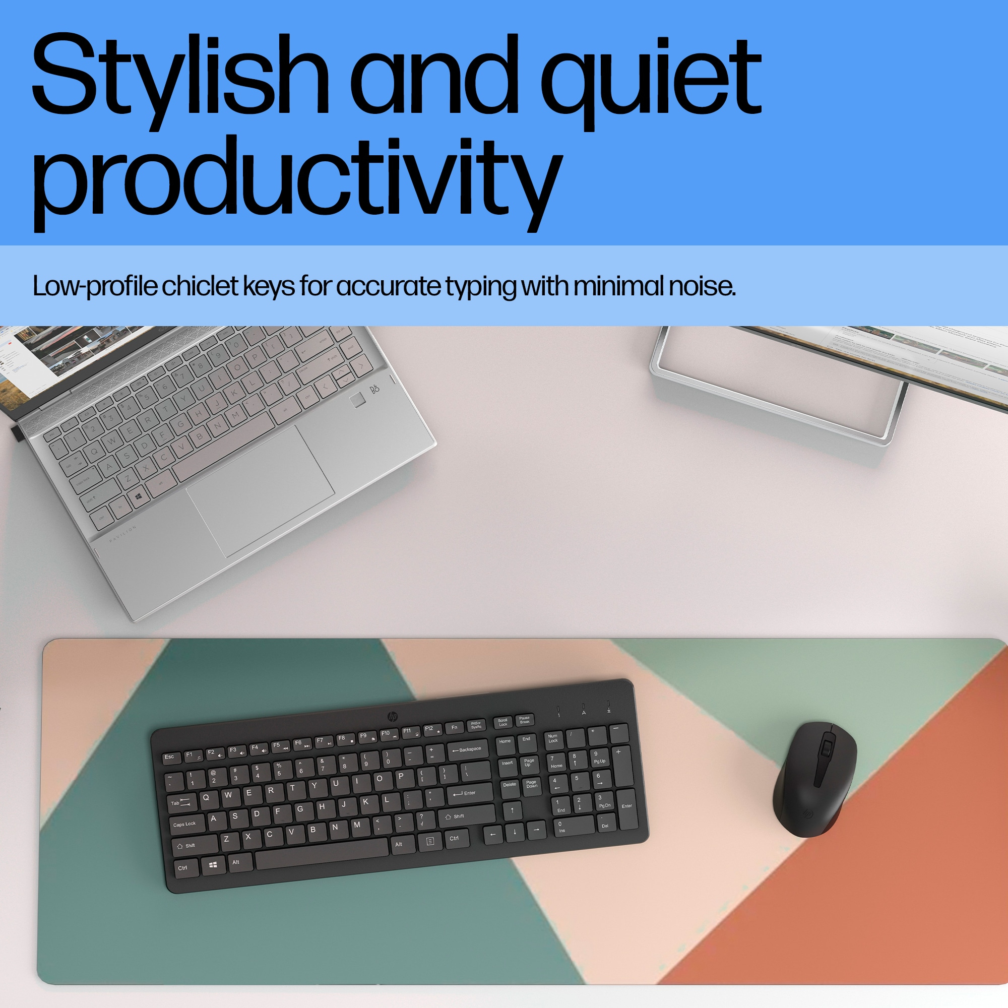HPE HP 225 - Tastatur - 2,5-Zonen-Layout - kabellos