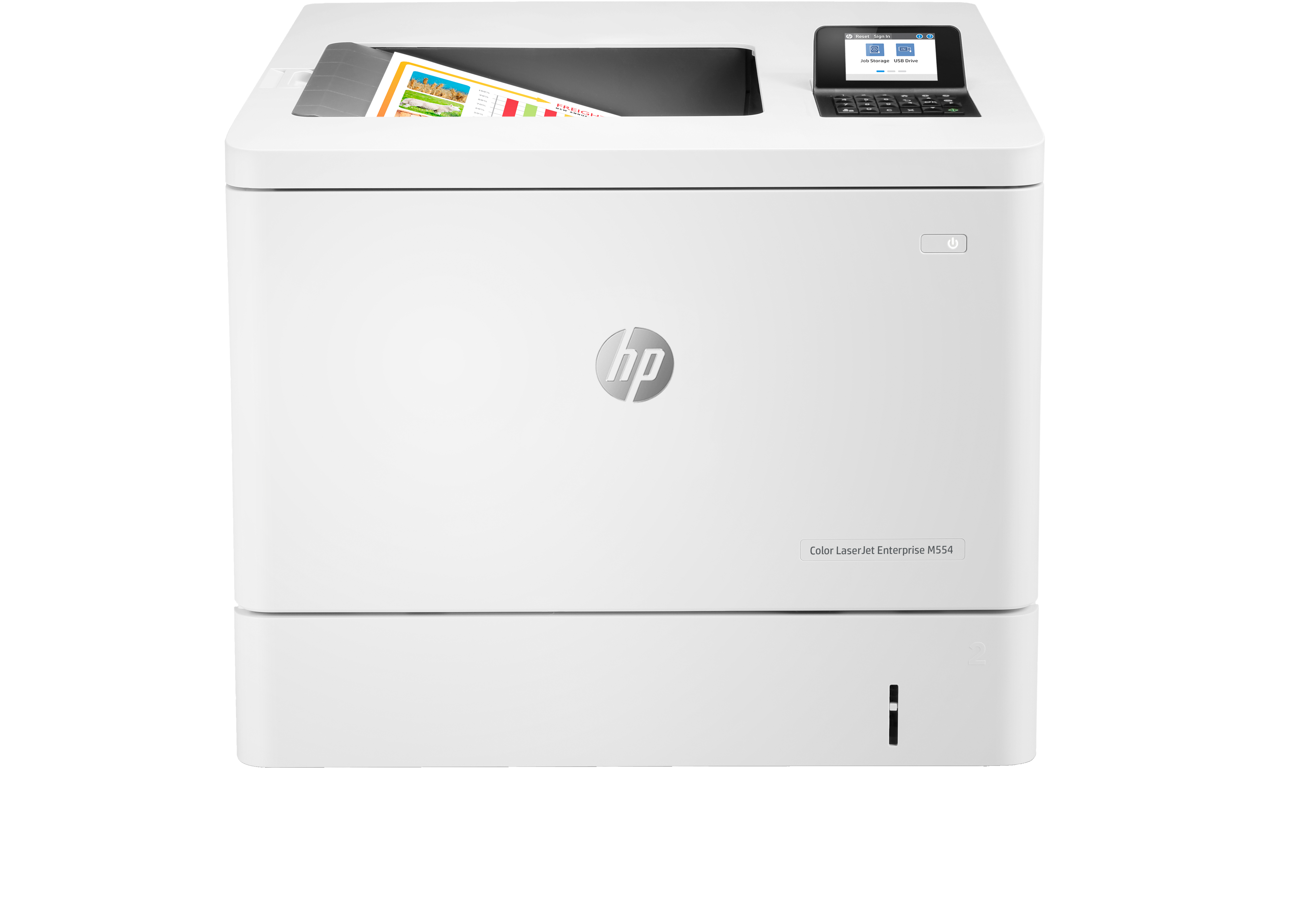 HP LaserJet Enterprise M554dn - Drucker - Farbe - Duplex - Laser - A4/Legal - 1200 x 1200 dpi - bis zu 33 Seiten/Min. (einfarbig)