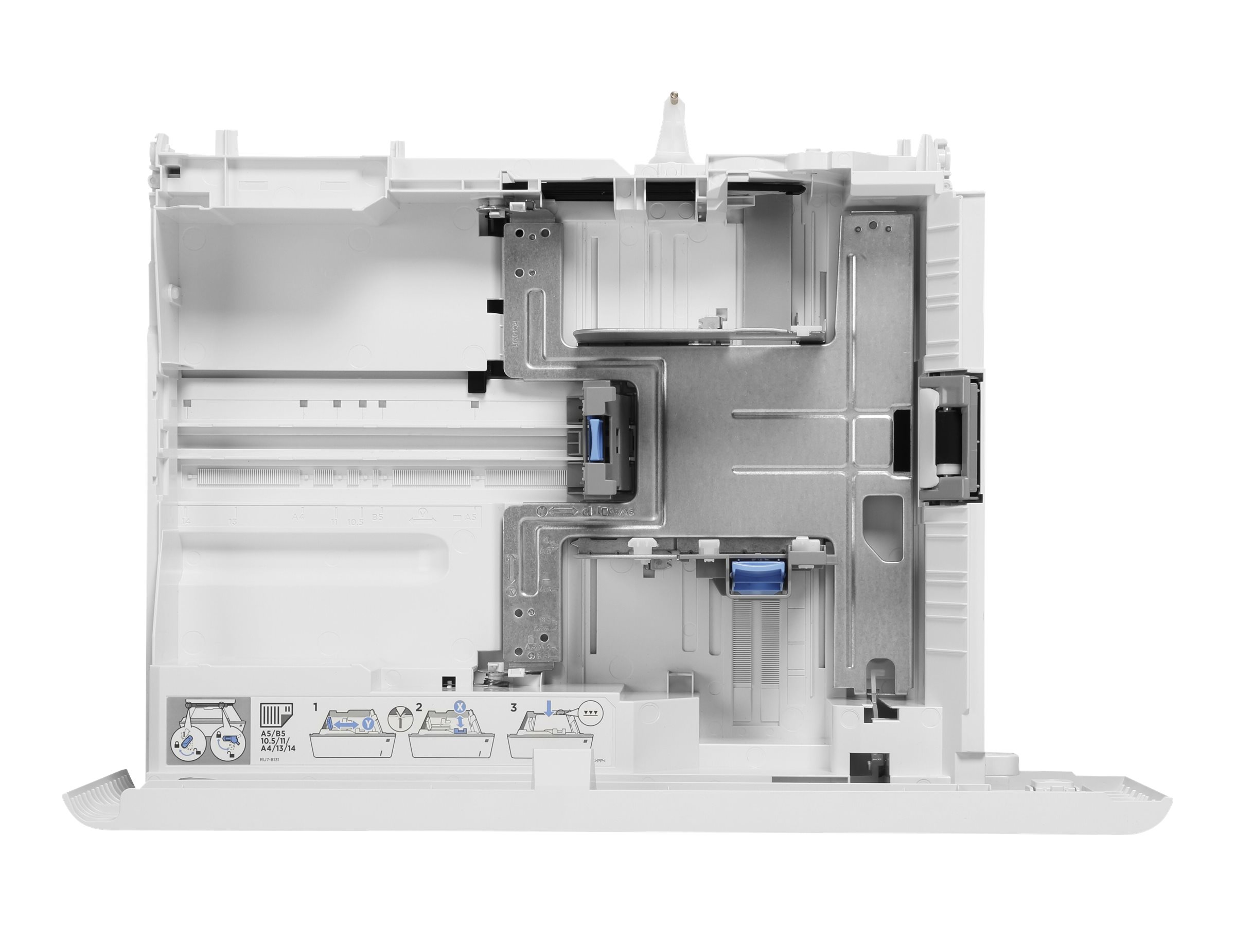 HP  Medienschacht - 550 Blätter - für Color