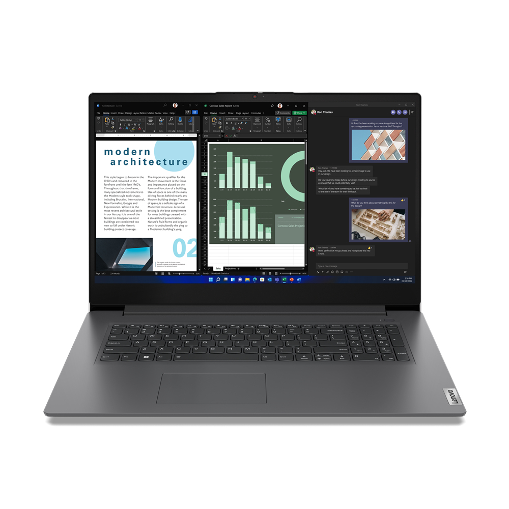 Lenovo V17 G4 IRU 83A2 Intel Core i5 13420H / 2.1 GHz - Win 11 Pro - Intel Iris Xe Grafikkarte - 16 GB RAM - 512 GB SSD NVMe - 43.9 cm (17.3")