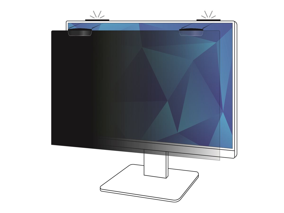 3M Blickschutzfilter für Bildschirme - abnehmbar - magnetisch - 68.6 cm (27")