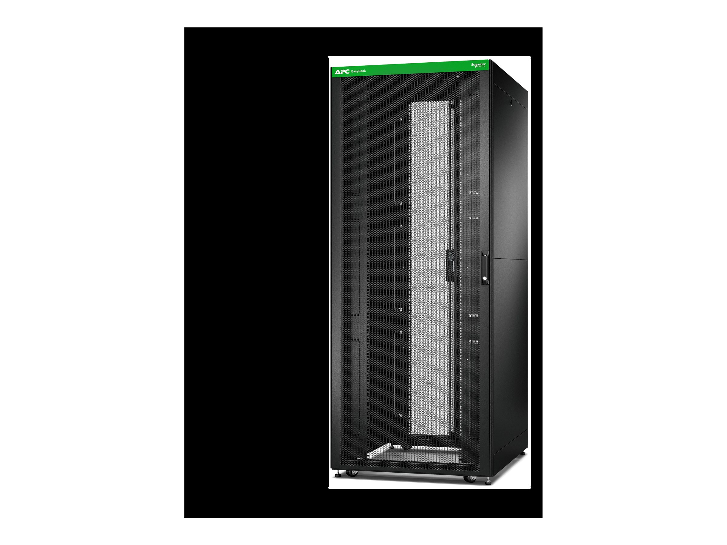 APC Easy Rack - Schrank Netzwerkschrank - Schwarz - 42HE - 48.3 cm (19")