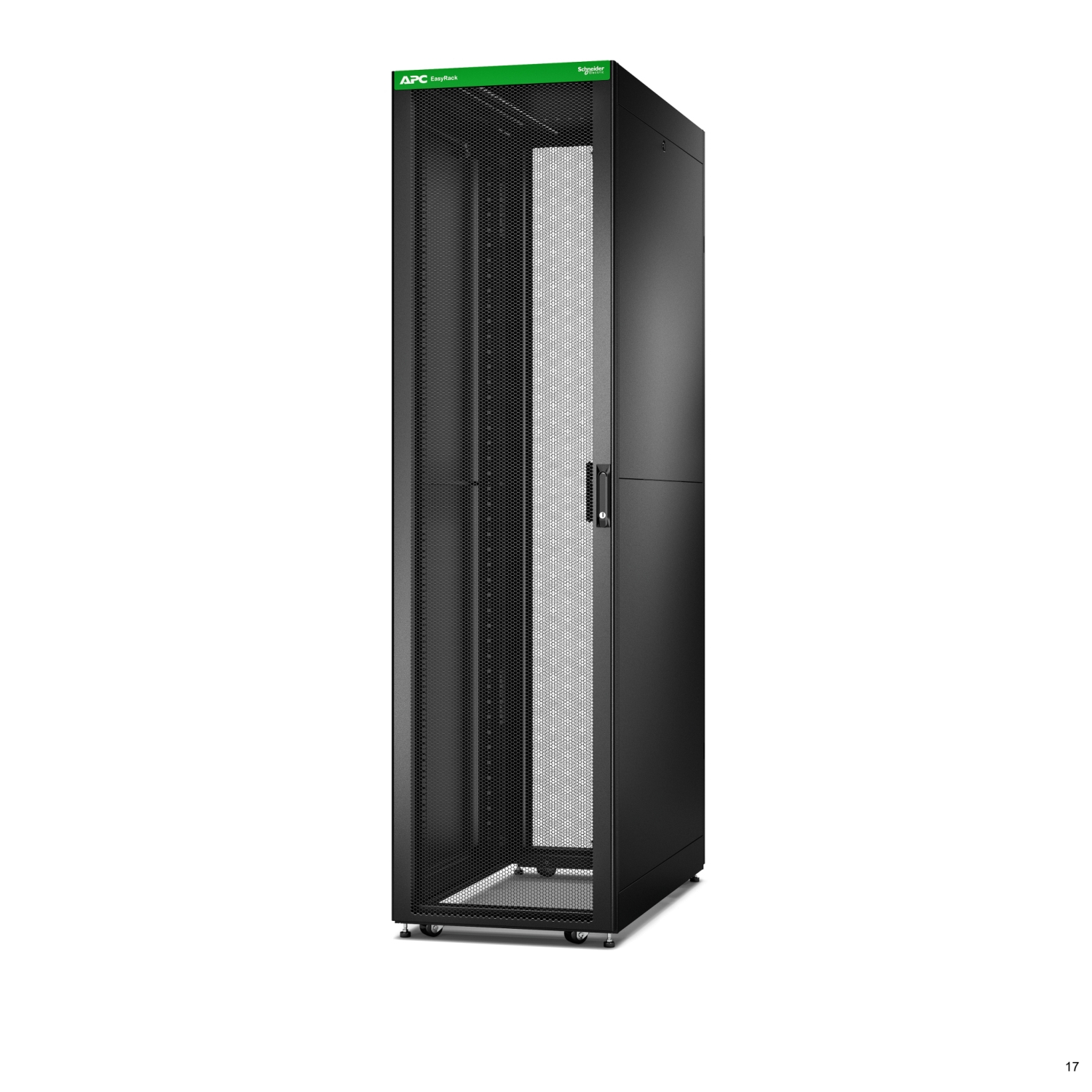 APC Easy Rack - Schrank Netzwerkschrank - Schwarz - 48U - 48.3 cm (19")