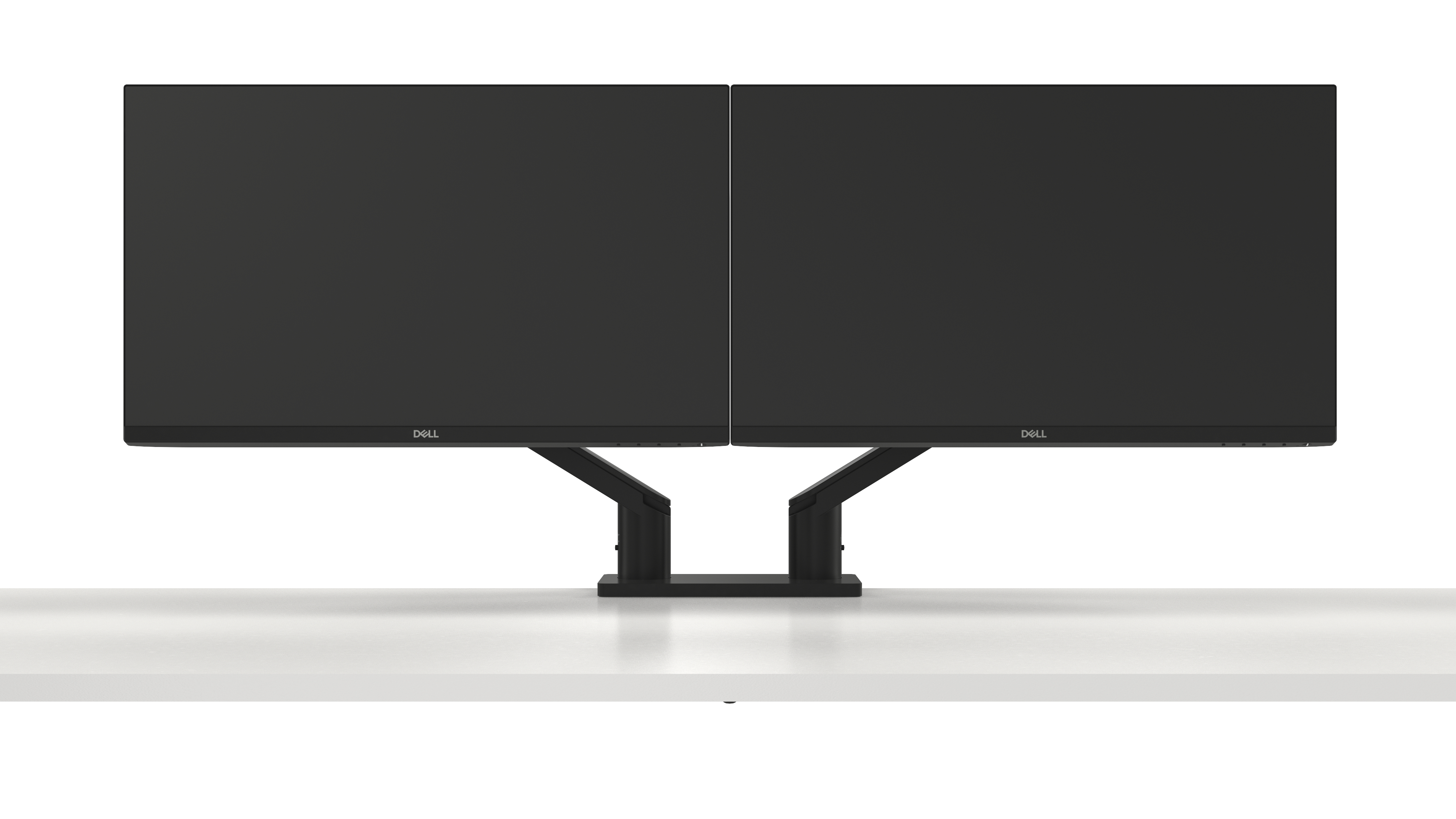 Dell Monitorarm für zwei Bildschirme – MDA20, 10 kg, 48,3 cm (19"), 68,6 cm (27"), Höhenverstellung, Schwarz