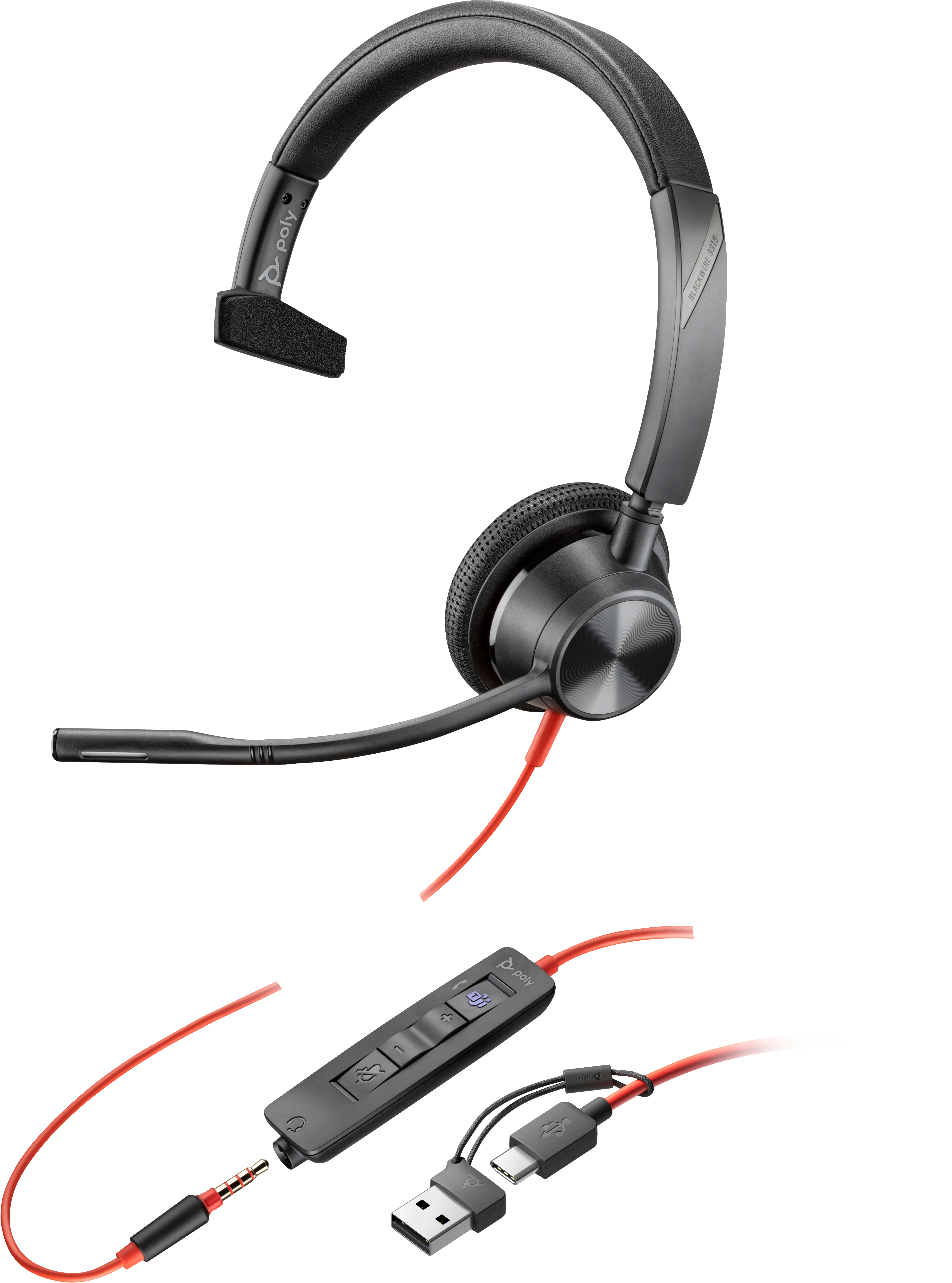 Poly HP Poly Blackwire 3315 - Blackwire 3300 series