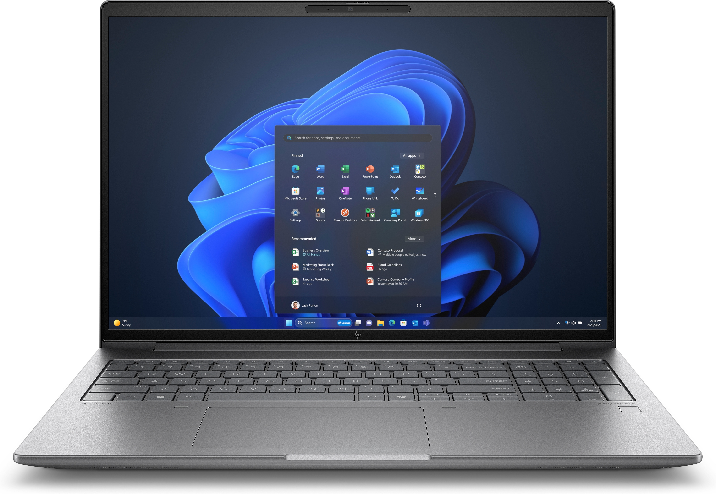 HP ZBook Power G11 A Mobile Workstation - AMD Ryzen 9 8945HS - Win 11 Pro - RTX 3000 Ada - 64 GB RAM - 1 TB SSD NVMe, TLC - 40.6 cm (16")