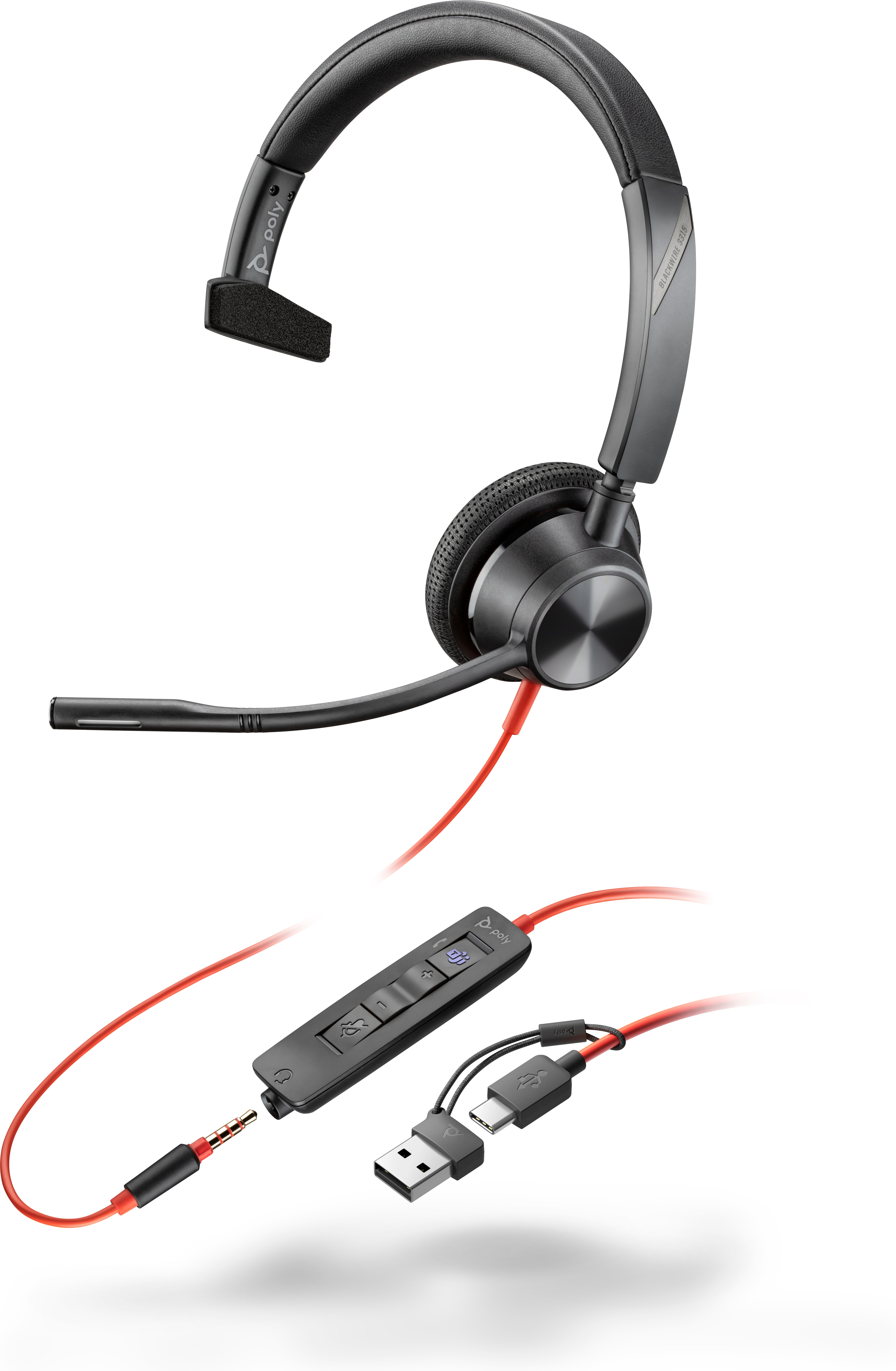 Poly HP Poly Blackwire 3315 - Blackwire 3300 series