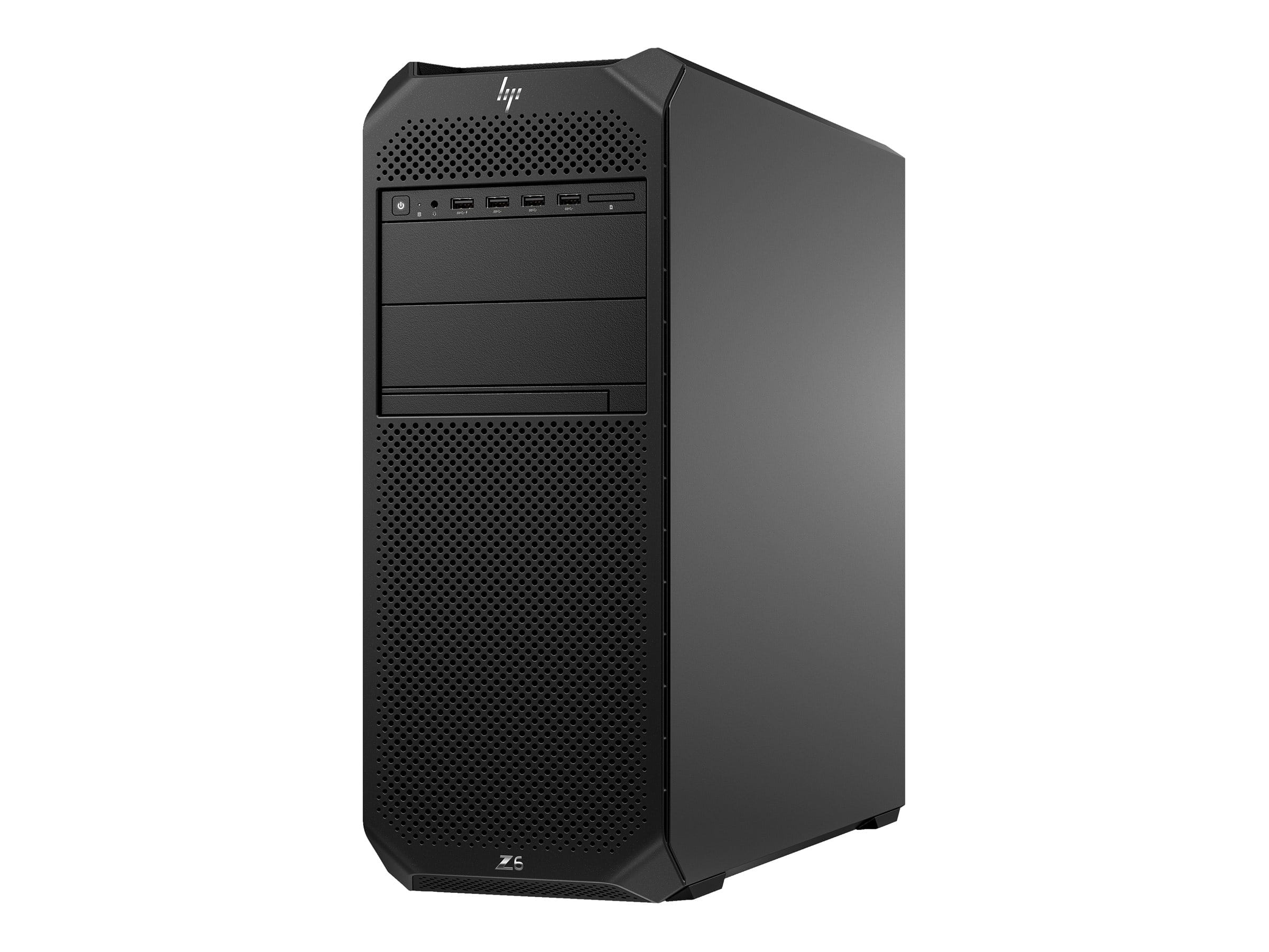 HP Workstation Z6 G5 A - Tower - 4U - 1 x Ryzen ThreadRipper PRO 7955WX / 4.5 GHz - RAM 64 GB - SSD 2 TB - HP Z Turbo Drive, NVMe, TLC - keine Grafiken - 1GbE - Win 11 Pro - Tastatur: Deutsch - Schwarz