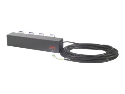 APC Basic Rack PDU - Steckdosenleiste (Rack - einbaufähig) - Wechselstrom 230 V - Eingabe, Eingang fest verdrahtet - Ausgangsanschlüsse: 4 (IEC 60309)