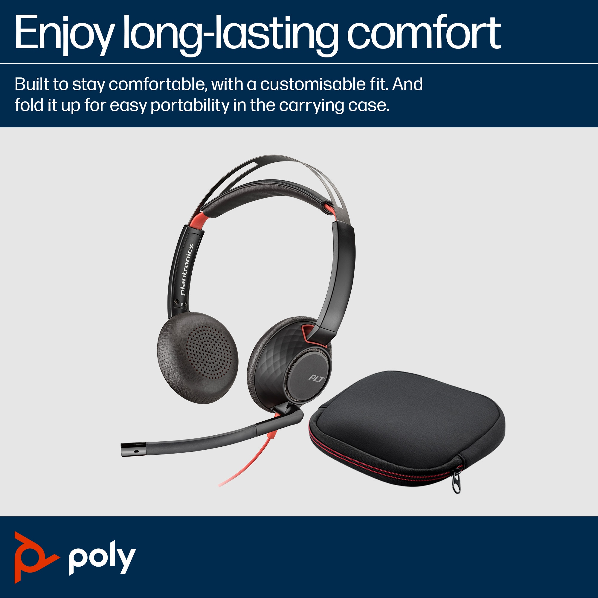Poly HP Poly Blackwire 5220 - Headset - On-Ear - kabelgebunden