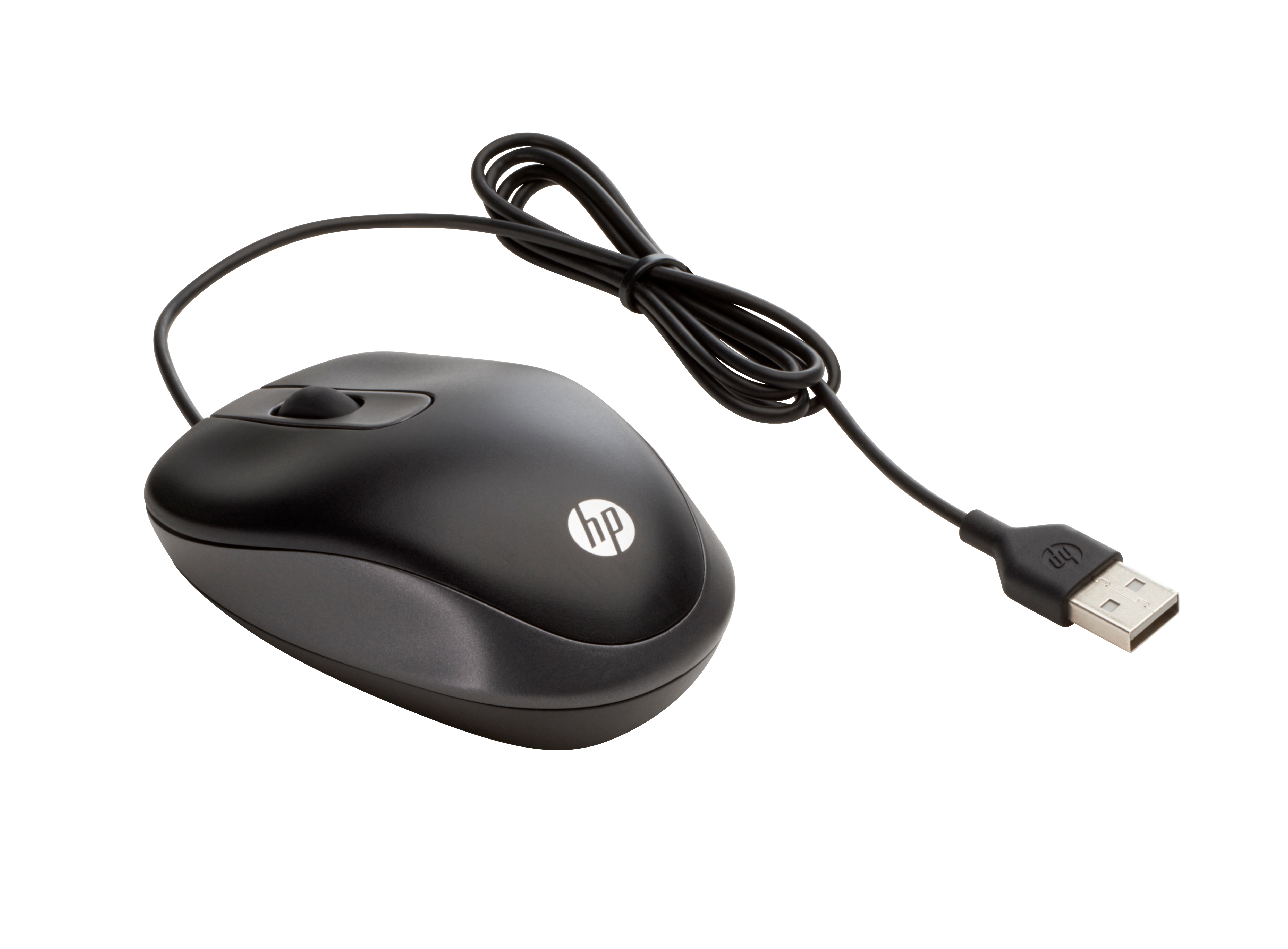 HP Travel - Maus - optisch - 3 Tasten - kabelgebunden