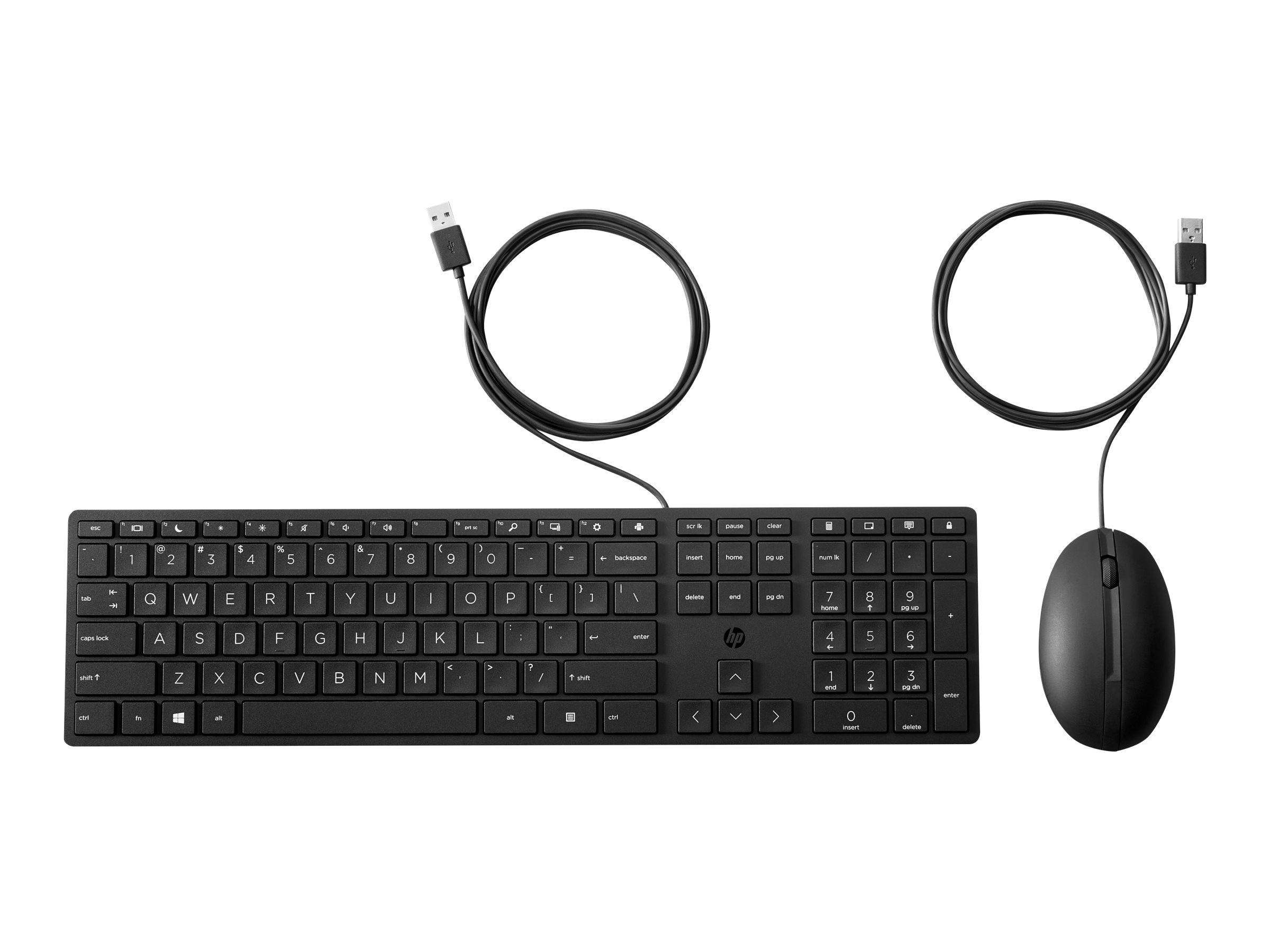 HP Desktop 320MK - Tastatur-und-Maus-Set - Dänisch