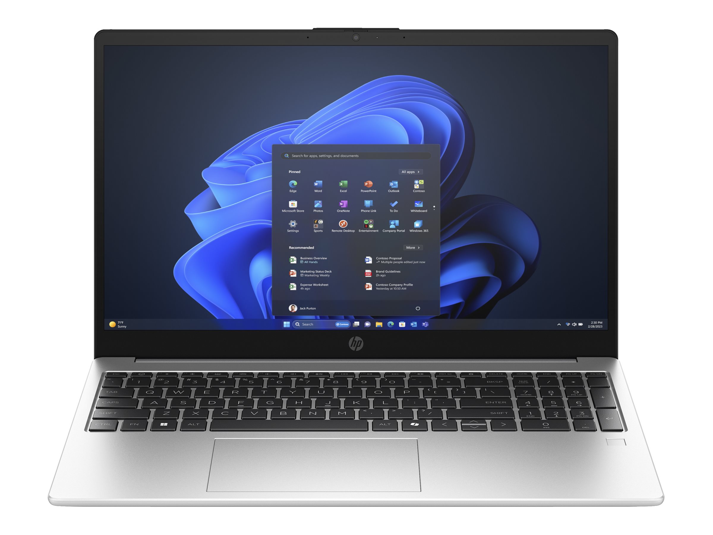 HP 255R G10 Notebook - AMD Ryzen 5 7535U / 2.9 GHz - Win 11 Pro - Radeon 660M - 16 GB RAM - 512 GB SSD NVMe - 39.6 cm (15.6")