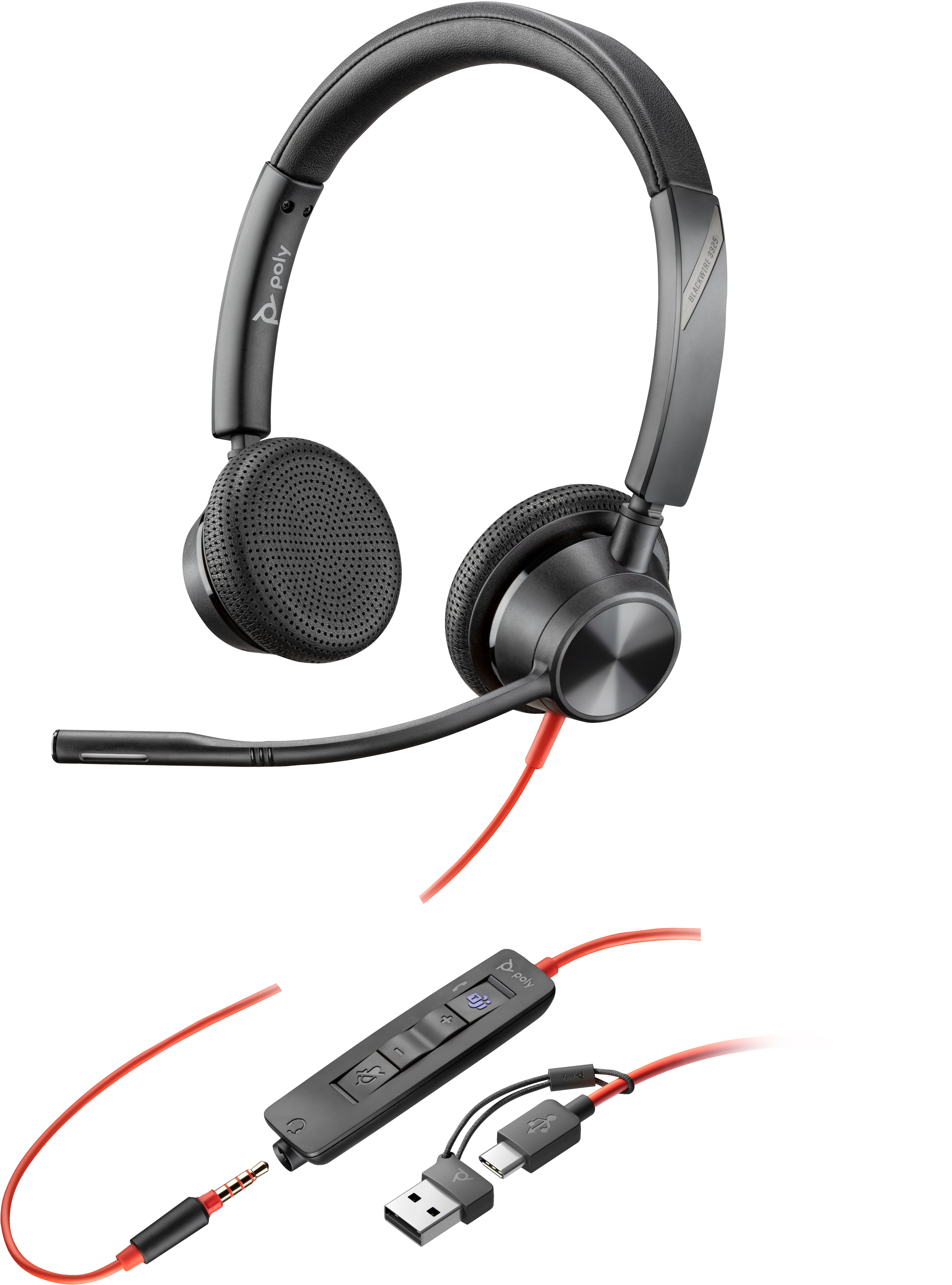 Poly HP Poly Blackwire 3325 - Blackwire 3300 series