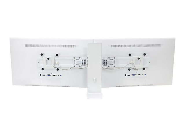 Ergotron Montagekomponente (Hubmotor, Scharnierbogen, 2 VESA-Adapter, Kabelführungskomponenten) - Seite-zu-Seite - für 2 LCD-Displays - Dual-Monitor-Kit - weiß - Bildschirmgröße: bis zu 61 cm (bis zu 24 Zoll)