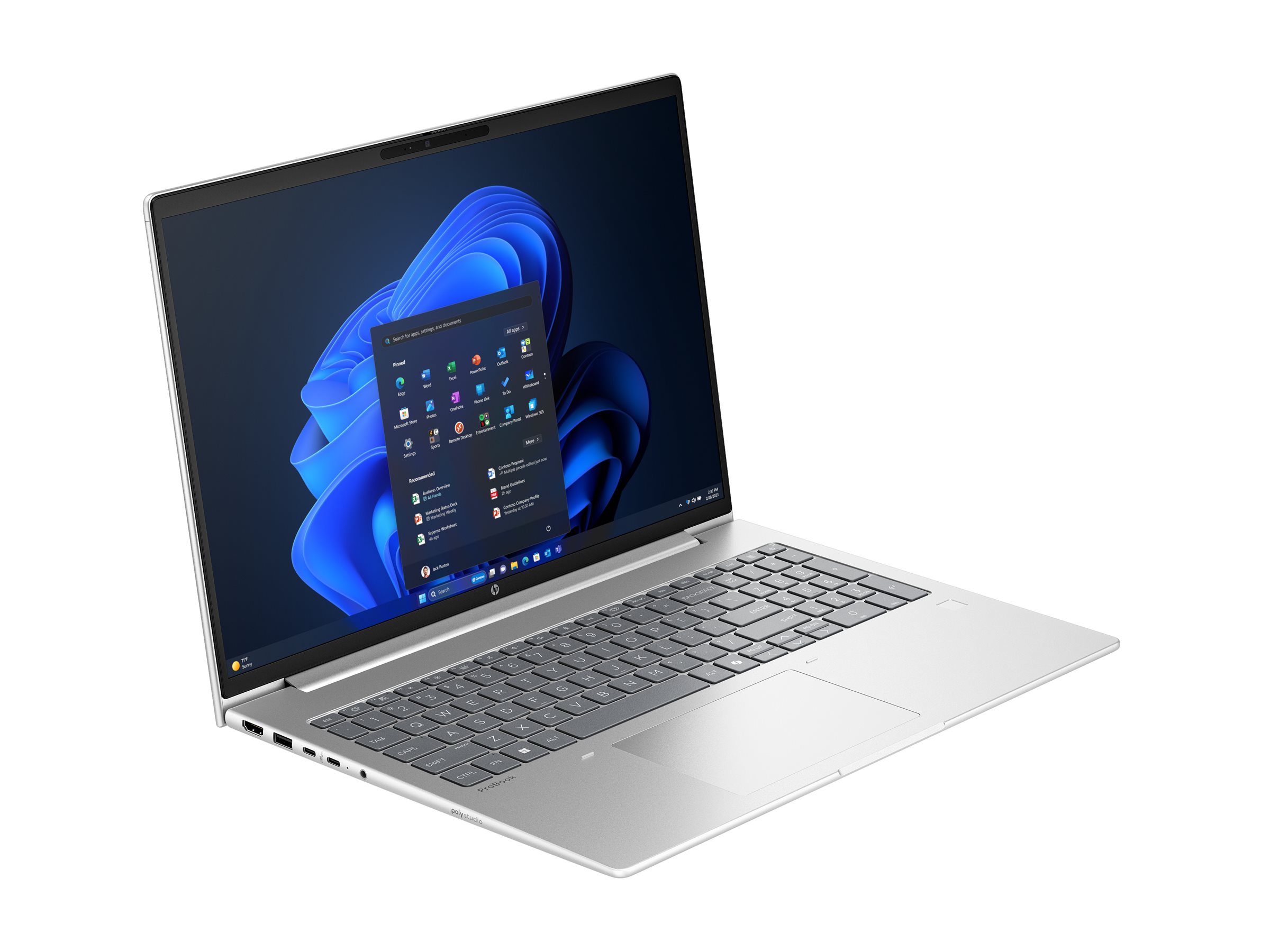 HP ProBook 4 16 G1i Notebook AI - Intel Core Ultra 7 255H / 2 GHz - Win 11 Pro - GeForce RTX 3050 - 32 GB RAM - 1 TB SSD NVMe - 40.6 cm (16")