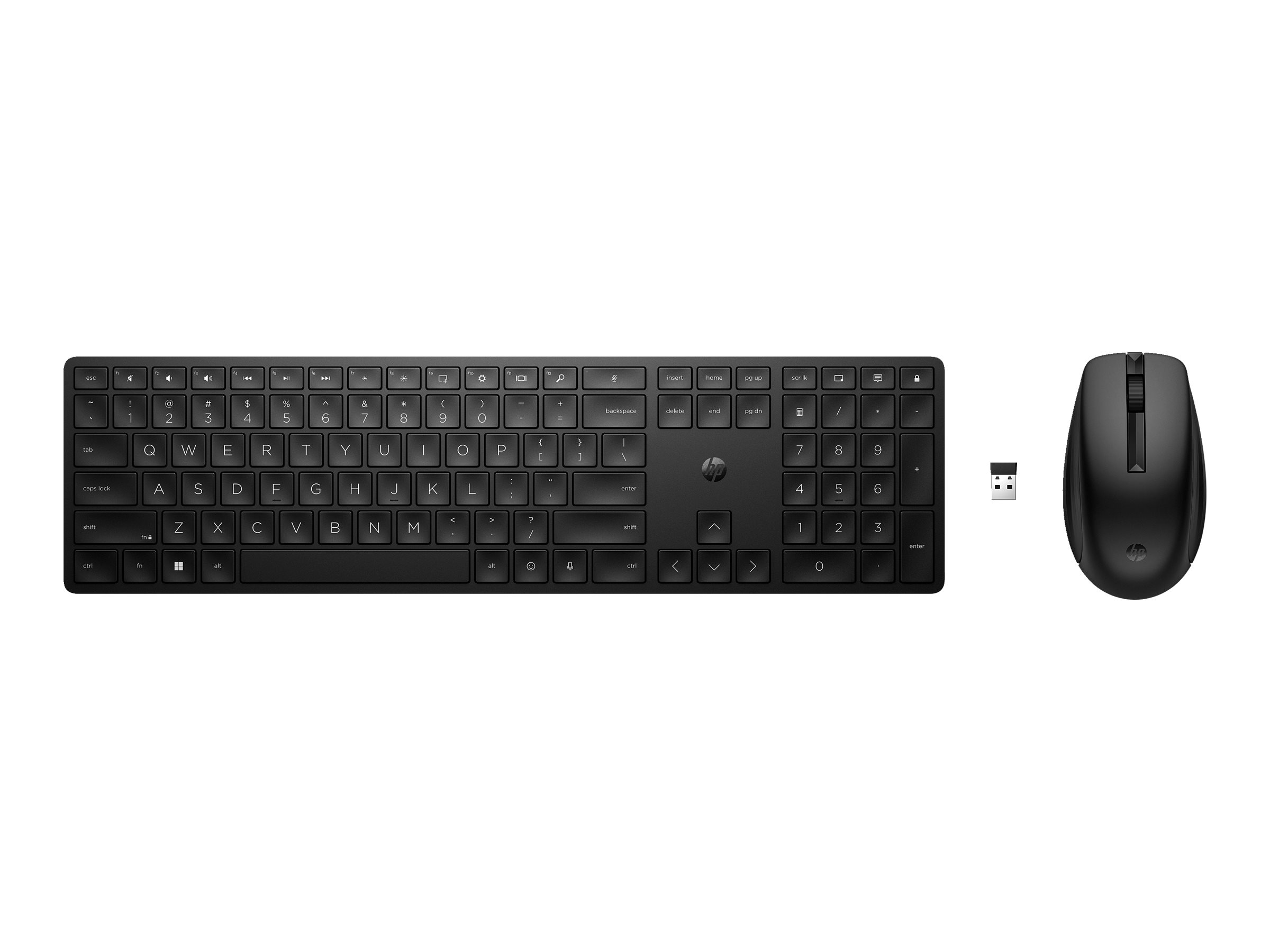 HP 655 - Tastatur-und-Maus-Set - kabellos - 2.4
