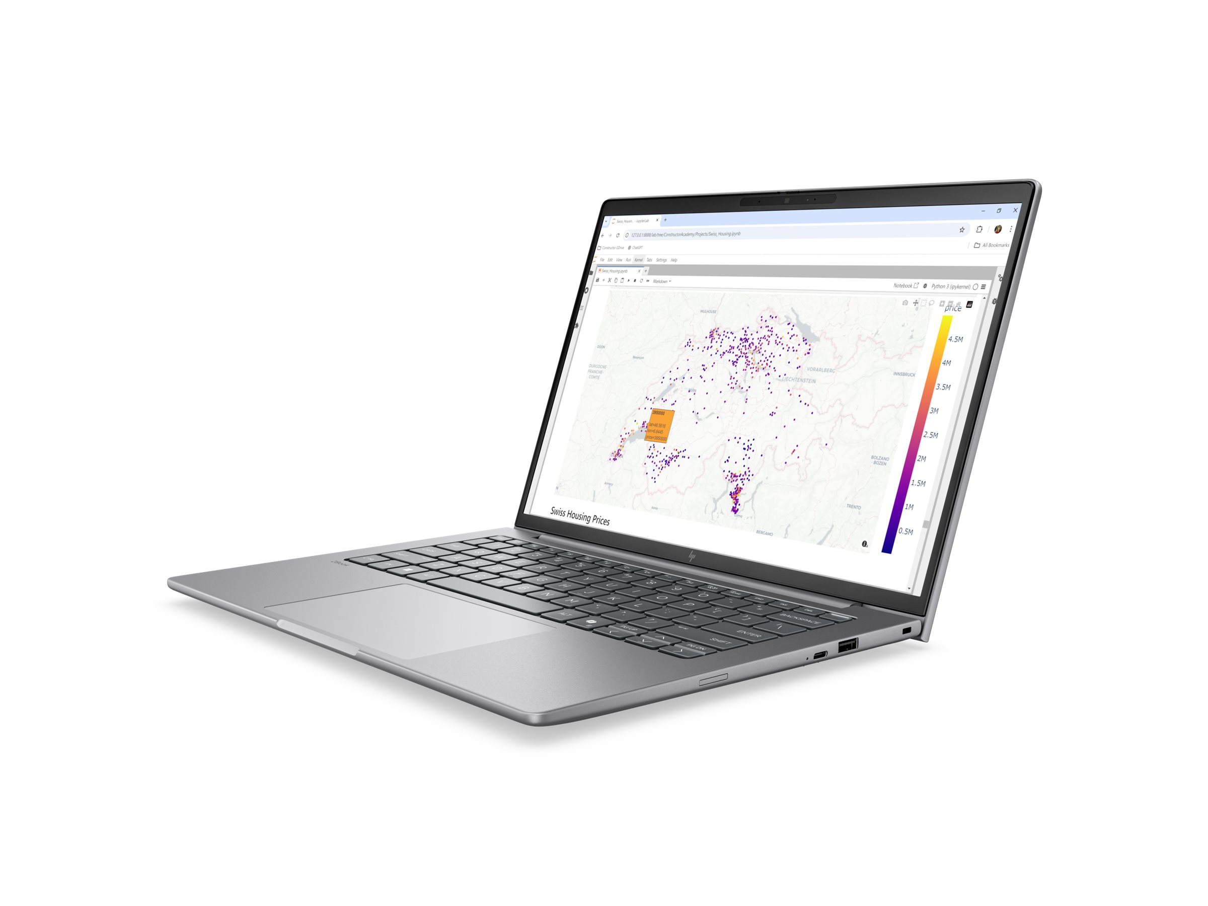 HP  AMD - Win 11 Pro - 32 GB RAM - 512 GB SSD NVMe (14")