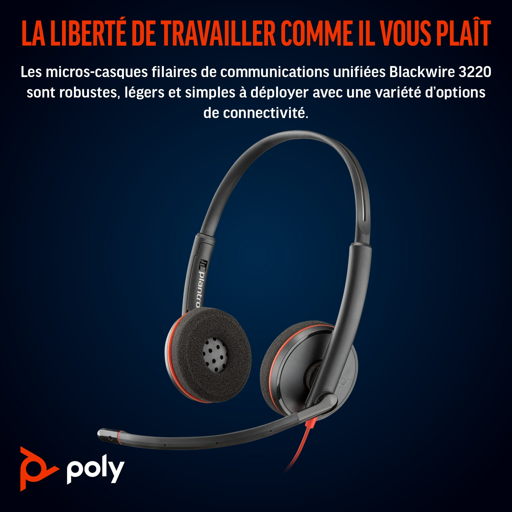 Poly HP Poly Blackwire 3220 - Blackwire 3200 Series