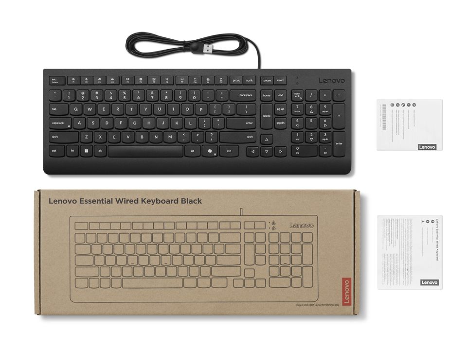 Lenovo Essential - Tastatur - USB - QWERTY