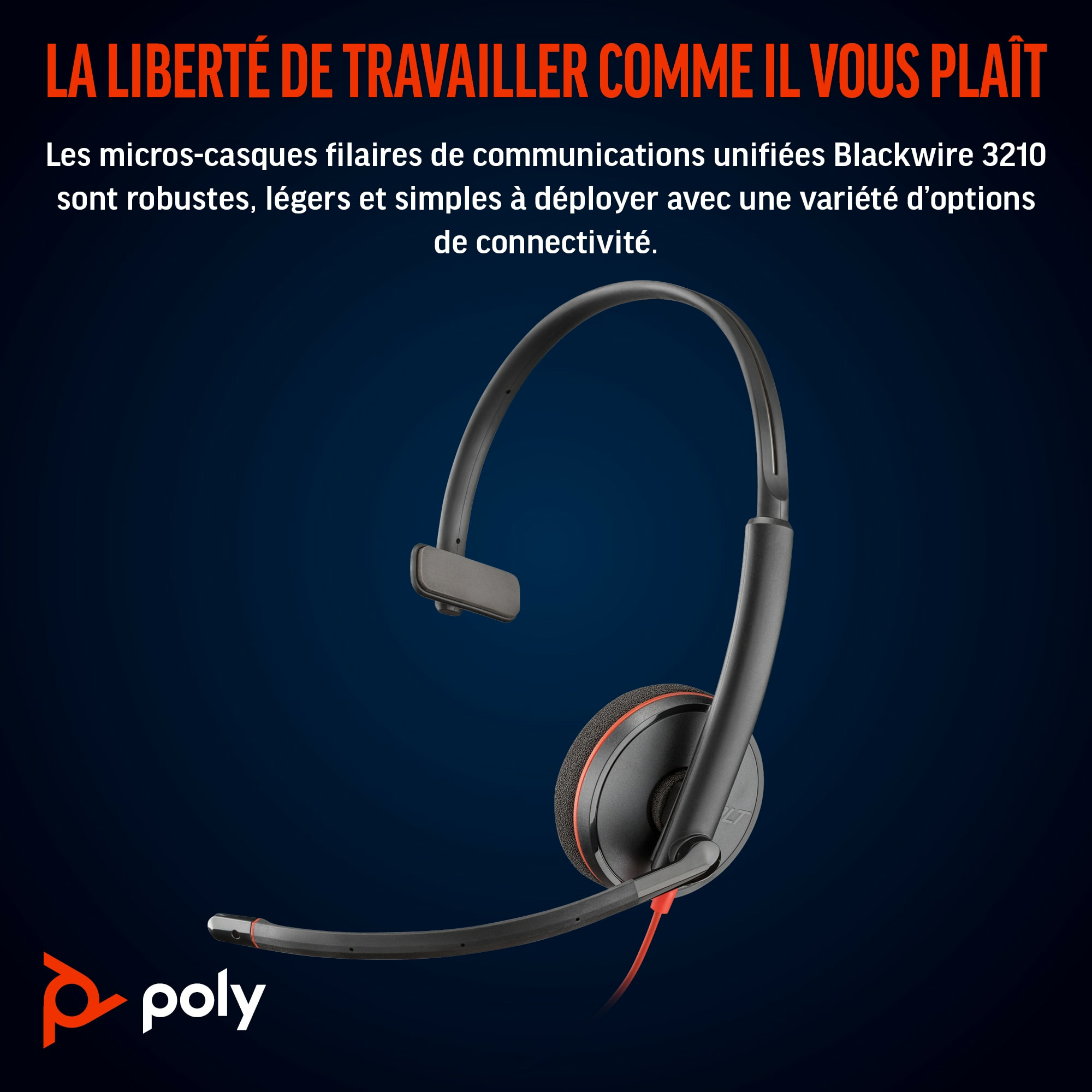 Poly HP Poly Blackwire 3210 - Blackwire 3200 Series