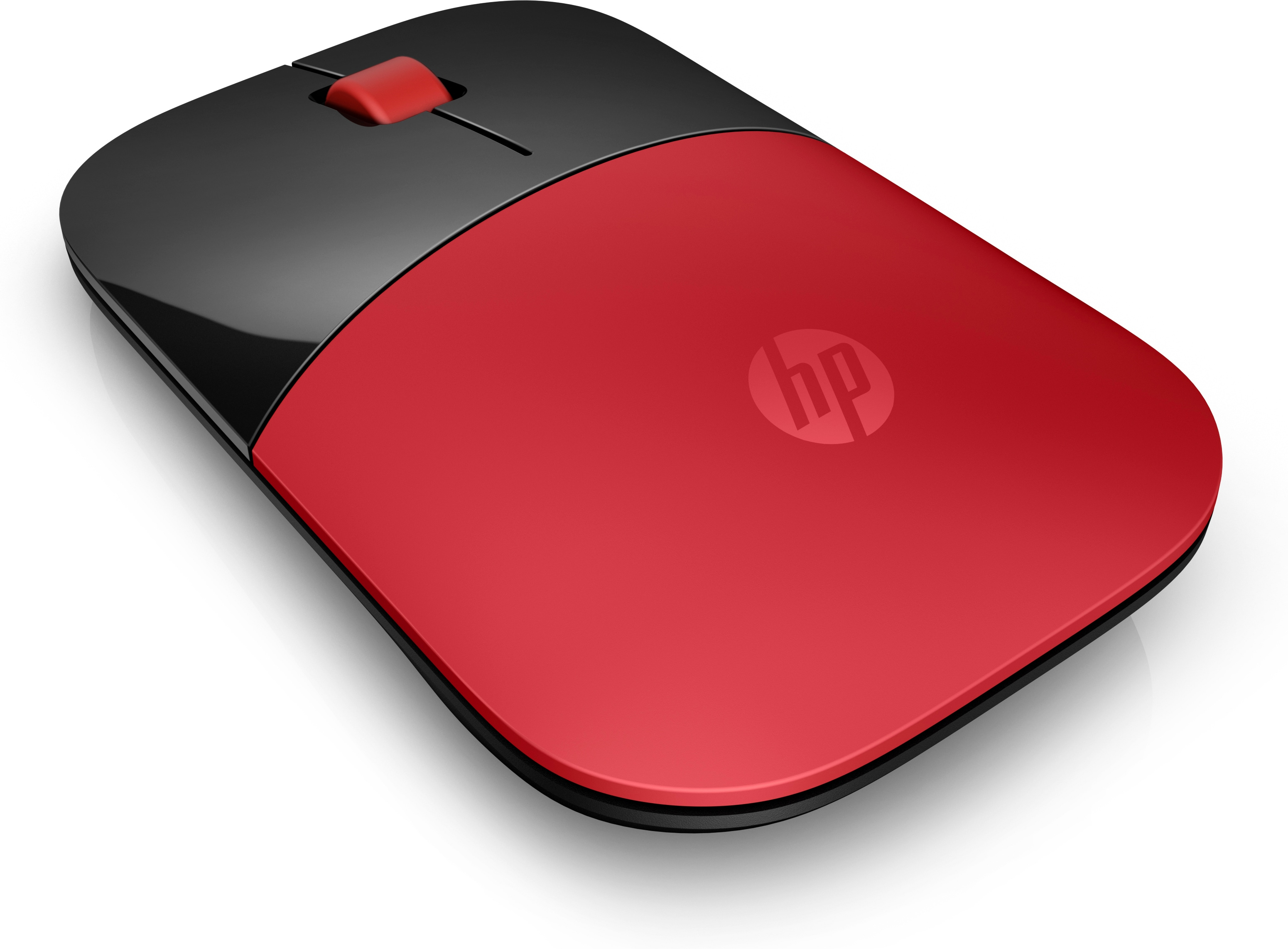 HP Z3700 Wireless-Maus, Rot, Beidhändig, Optisch, RF Wireless, 1200 DPI, Rot