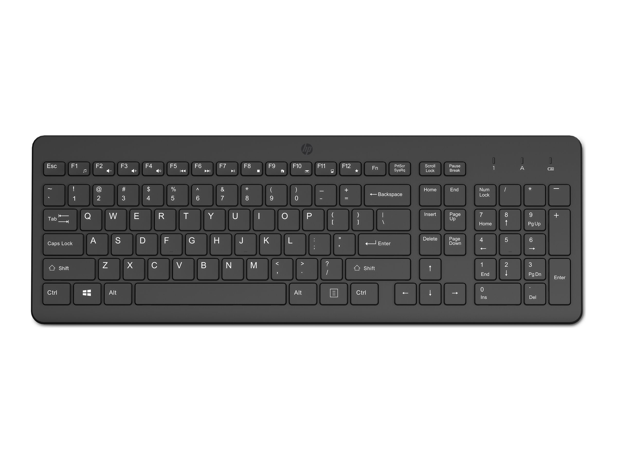 HPE HP 225 - Tastatur - 2,5-Zonen-Layout - kabellos