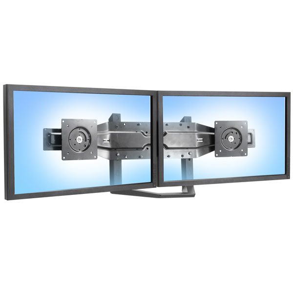 Ergotron Montagekomponente (Griff, Halterung für zwei Monitore) - für 2 LCD-Displays - Schwarz - Bildschirmgröße: 56-66 cm (22"-26")