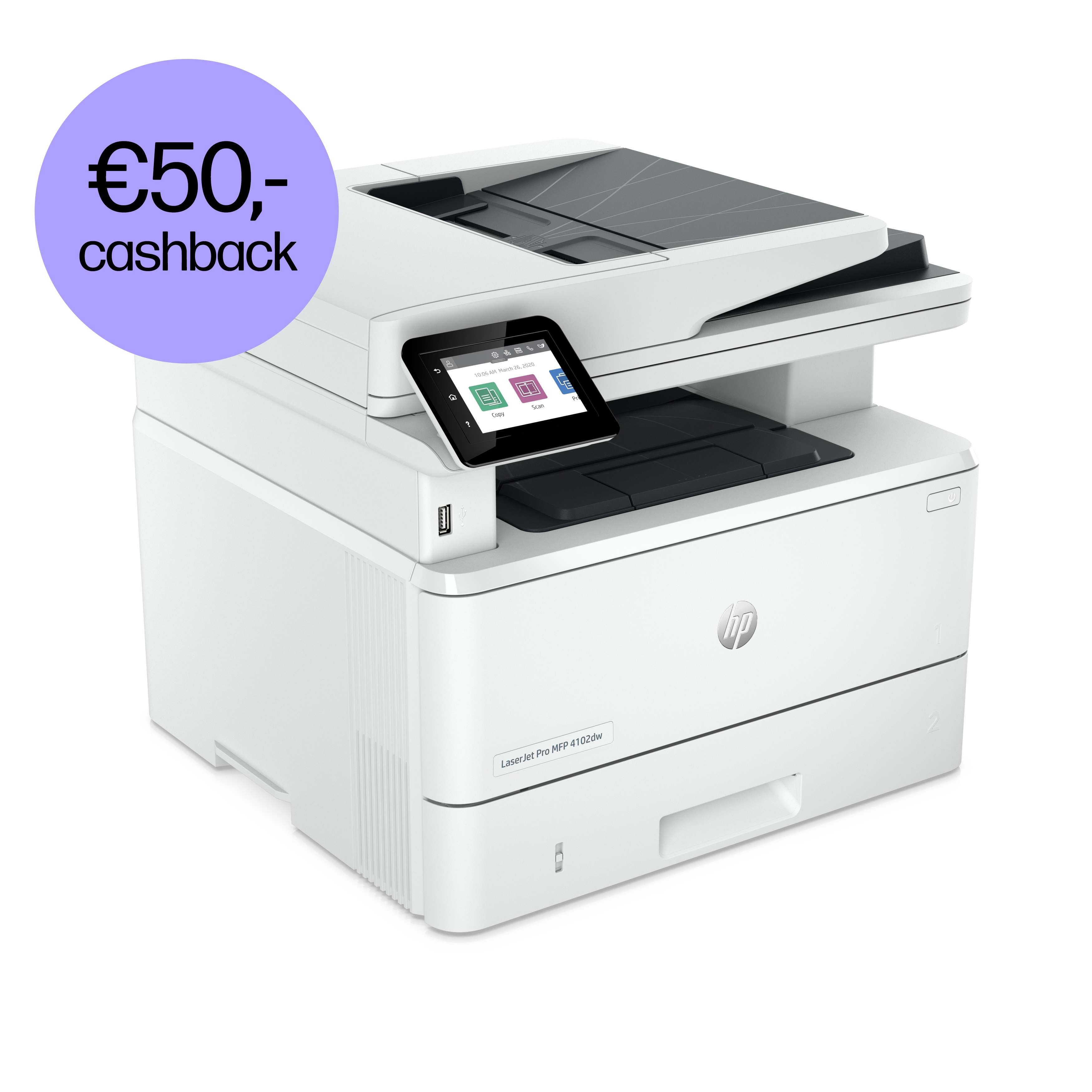 HP LaserJet Pro MFP 4102dw - Multifunktionsdrucker - s/w - Laser - Legal (216 x 356 mm)