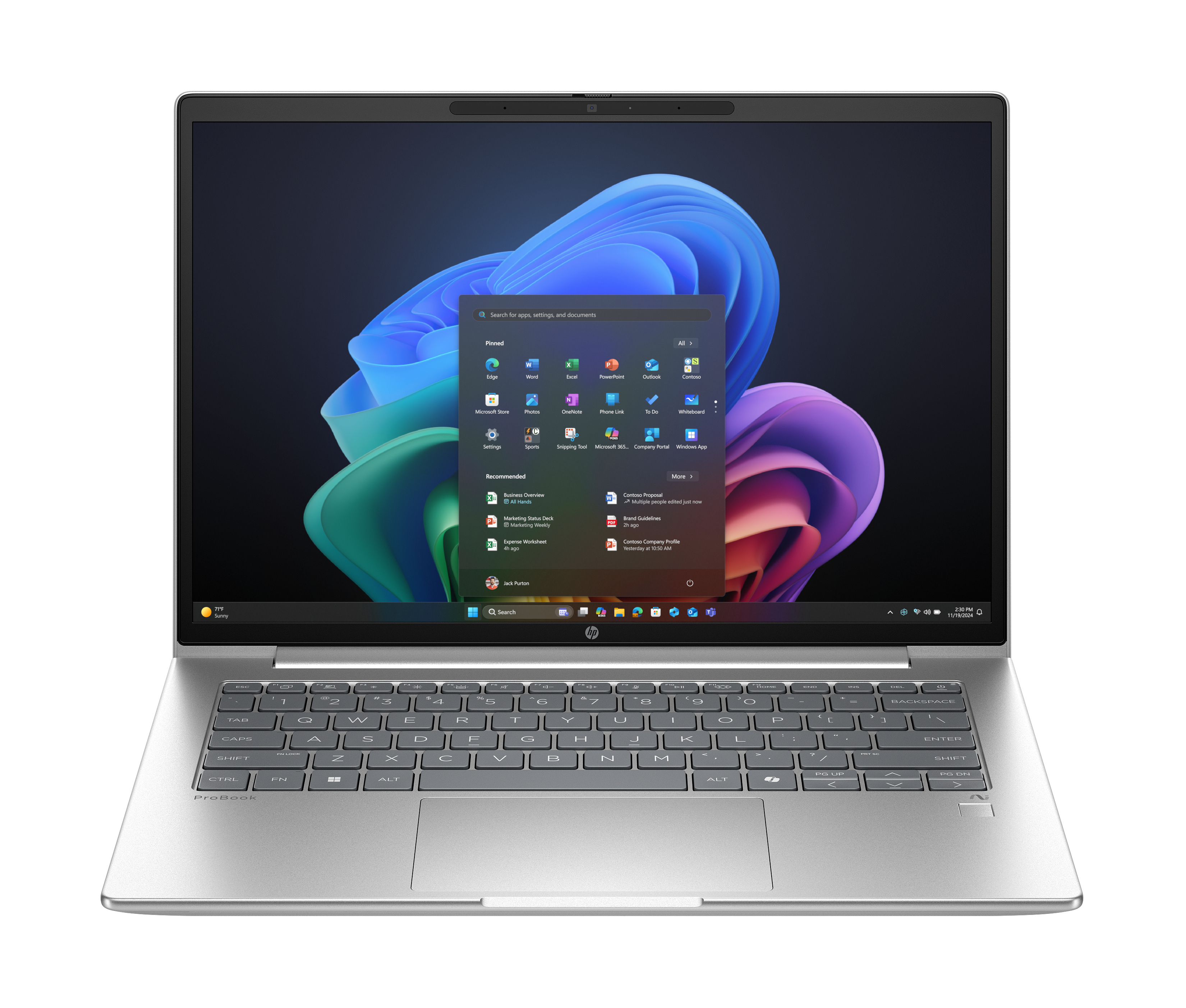 HP ProBook 4 G1q Notebook Next Gen AI - Snapdragon X X1-26-100 - Win 11 Pro - Qualcomm Adreno - 32 GB RAM - 512 GB SSD NVMe - 35.6 cm (14")