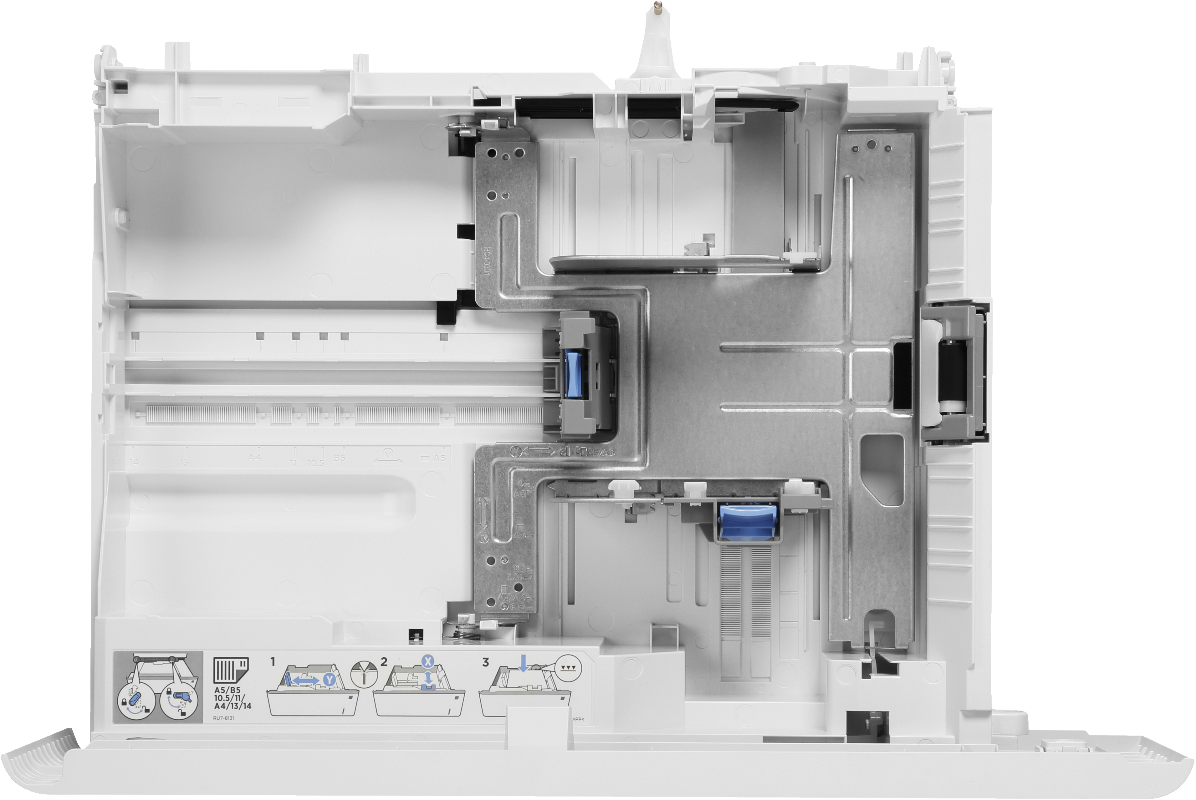 HP  Medienschacht - 550 Blätter - für Color