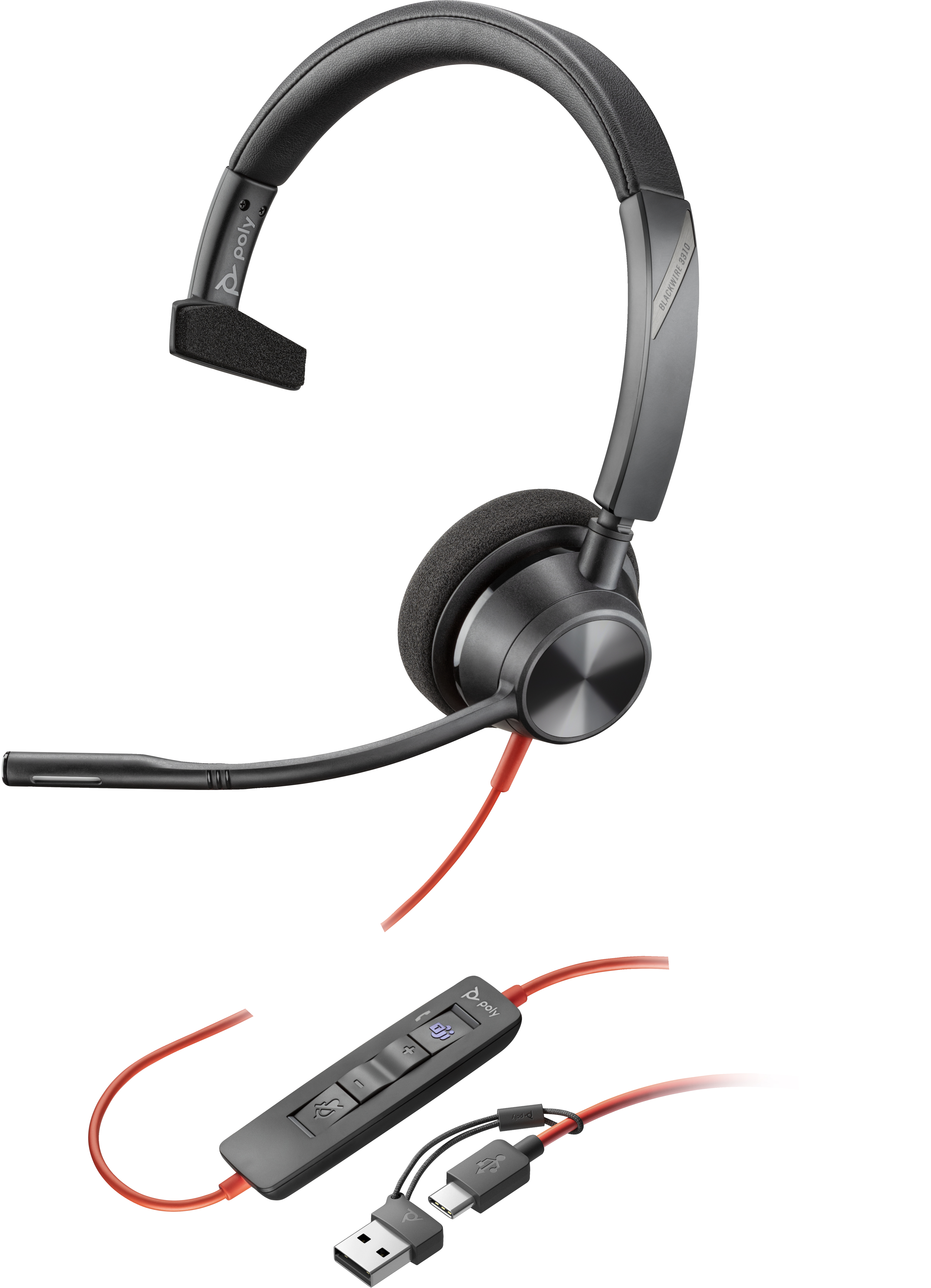 Poly HP Poly Blackwire 3310 - Blackwire 3300 series