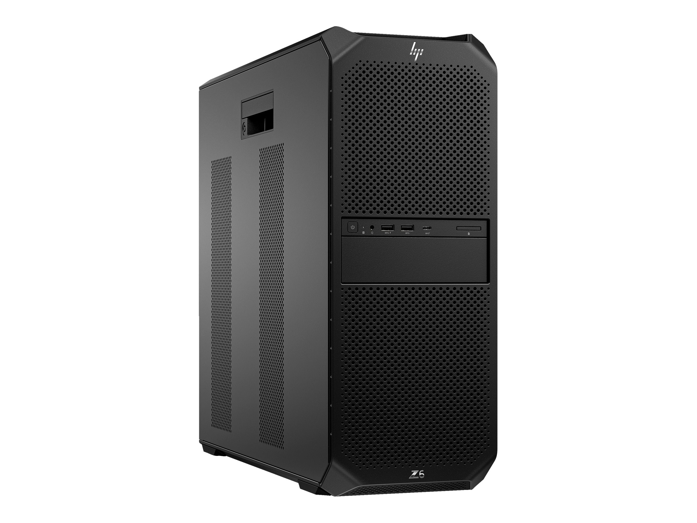 HP Workstation Z6 G5 A - Tower - 4U - 1 x Ryzen ThreadRipper PRO 7955WX / 4.5 GHz - RAM 64 GB - SSD 2 TB - HP Z Turbo Drive, NVMe, TLC - keine Grafiken - 1GbE - Win 11 Pro - Tastatur: Deutsch - Schwarz