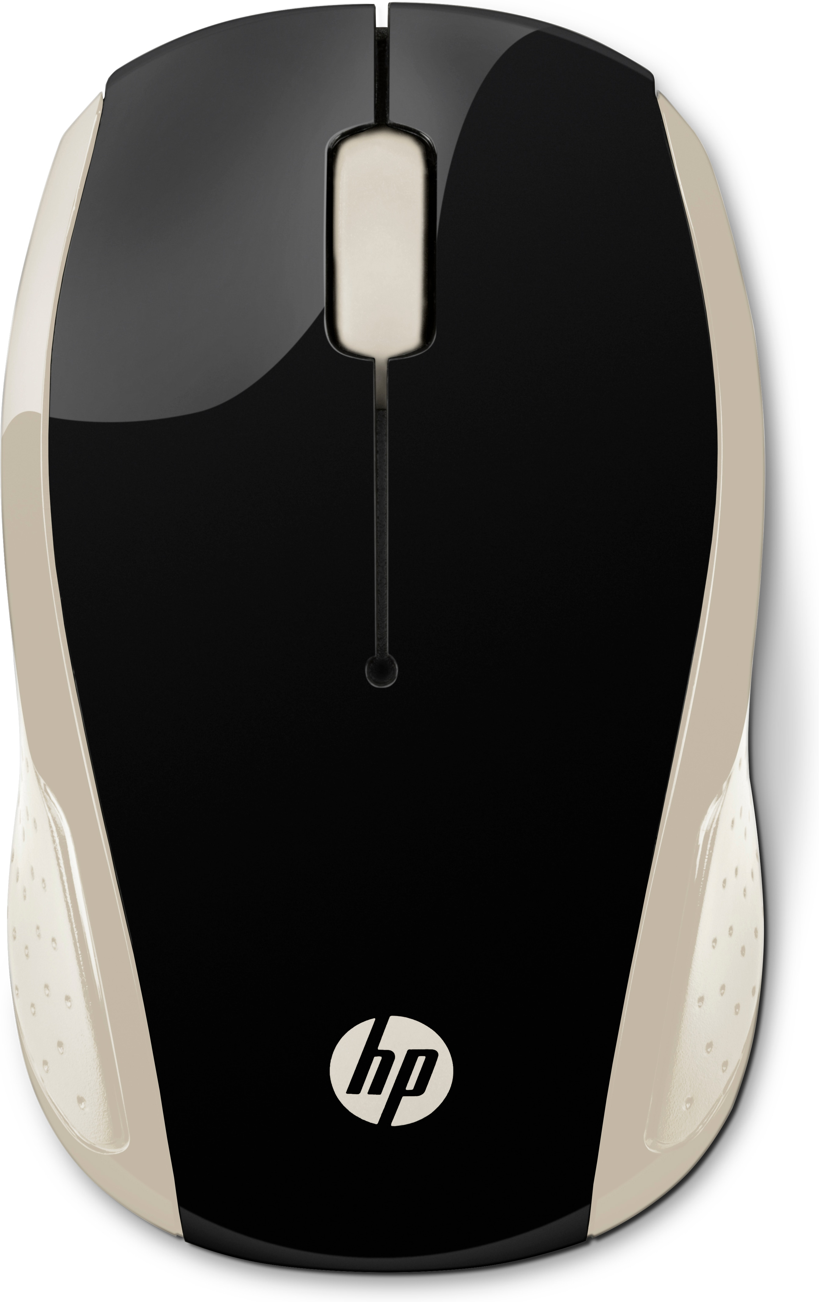 HP Wireless-Maus 200 (Silk Gold), Beidhändig, Optisch, RF Wireless, 1000 DPI, Gold