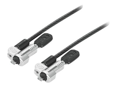 Lenovo 4XE1B81918, 1,8 m, Kensington, Schlüssel, Karbonstahl, Kunststoff, Schwarz