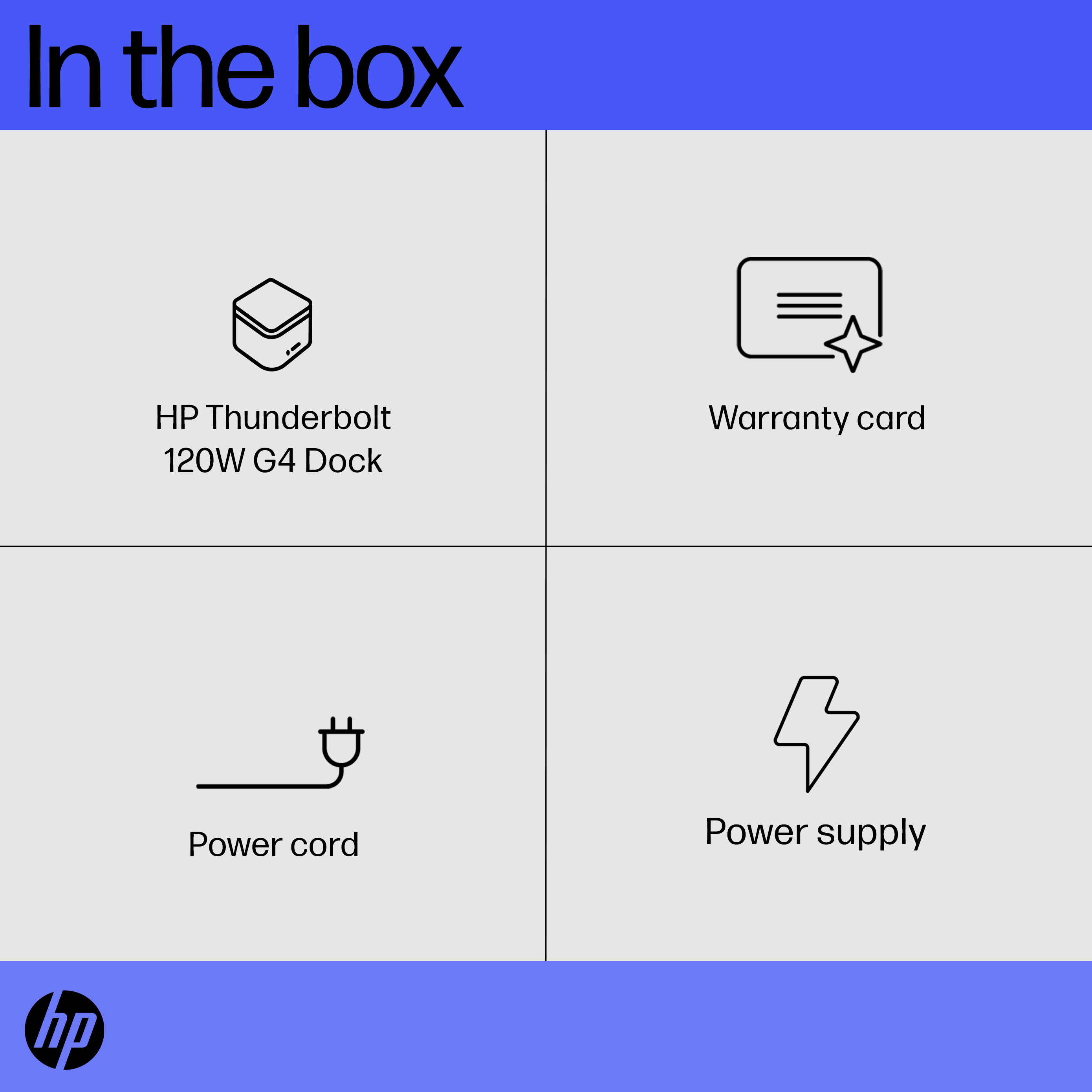 HP Thunderbolt Dock G4 - Dockingstation - 2 x