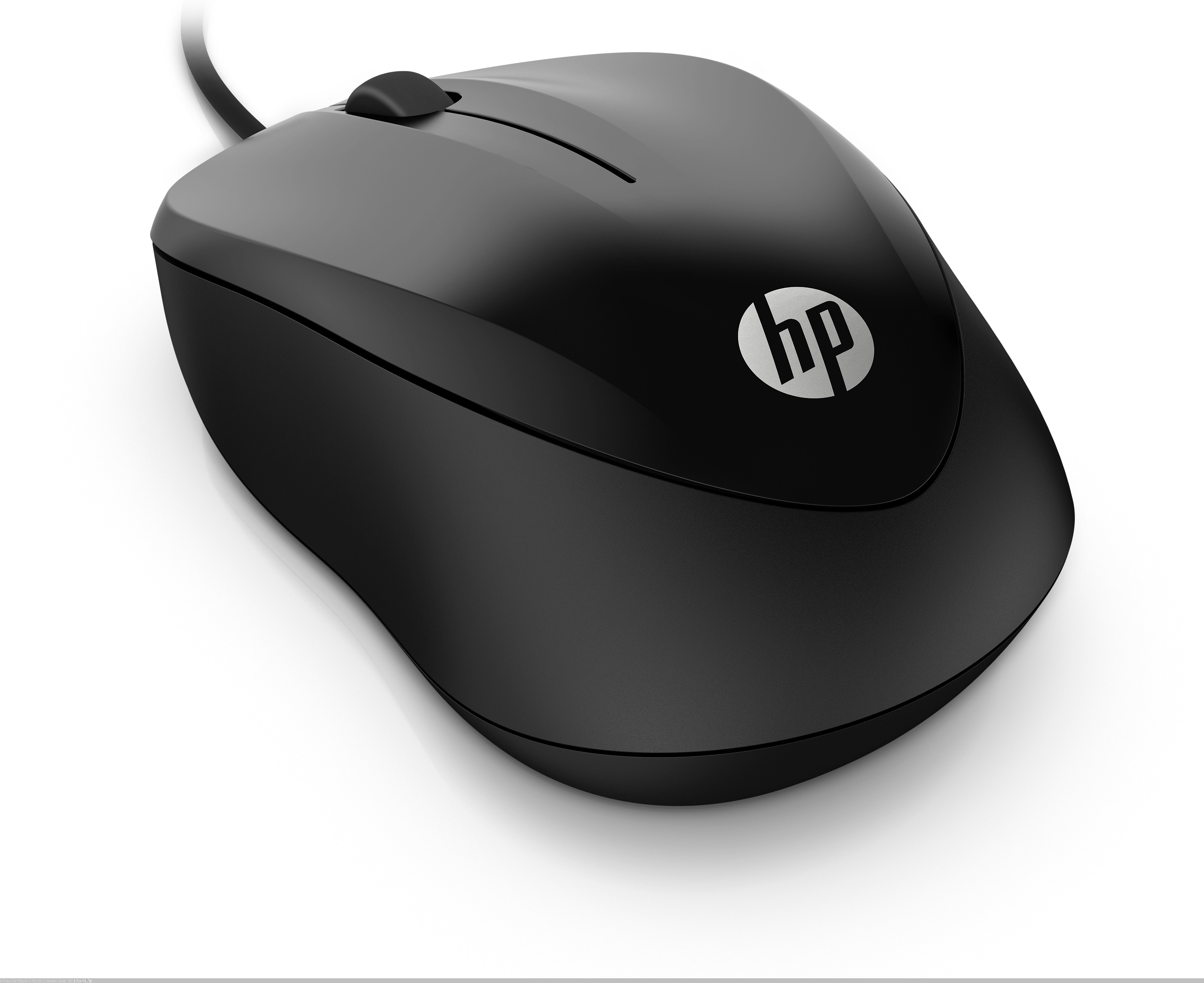 HP Wired Mouse 1000 - Maus - 1.200 dpi
