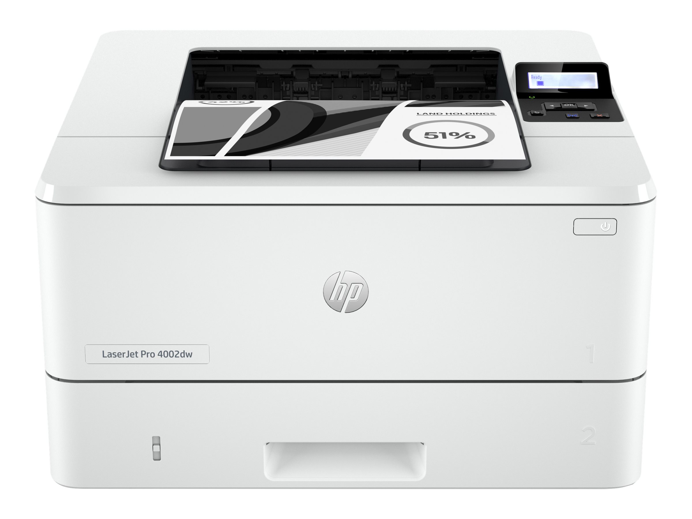 HP LaserJet Pro 4002dw Drucker, Laser, 1200 x 1200 DPI, A4, 40 Seiten pro Minute, Doppelseitiger Druck, Weiß