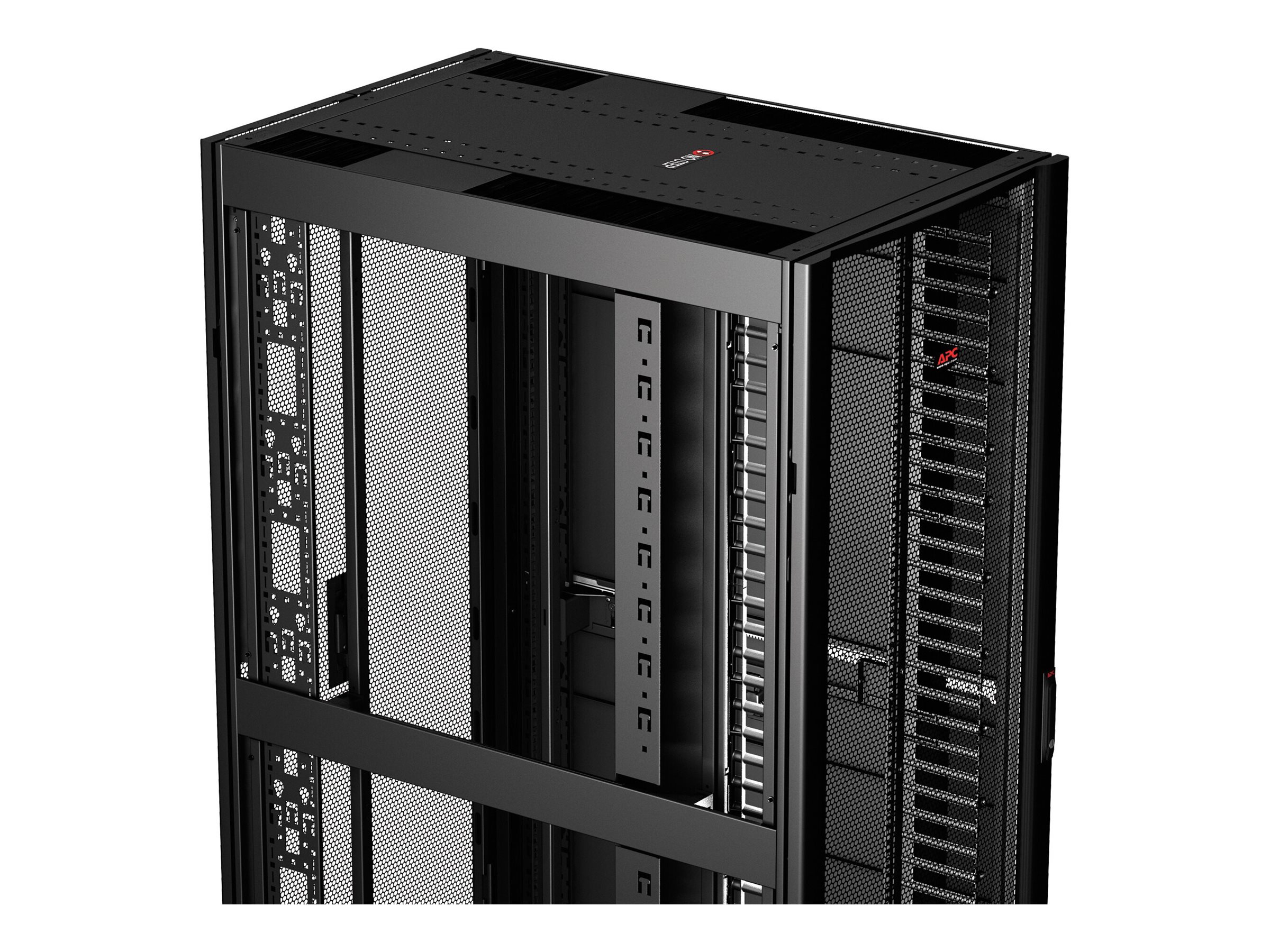 APC NetShelter SX Networking Enclosure with Sides - Schrank - Schwarz - 48U - 48.3 cm (19")