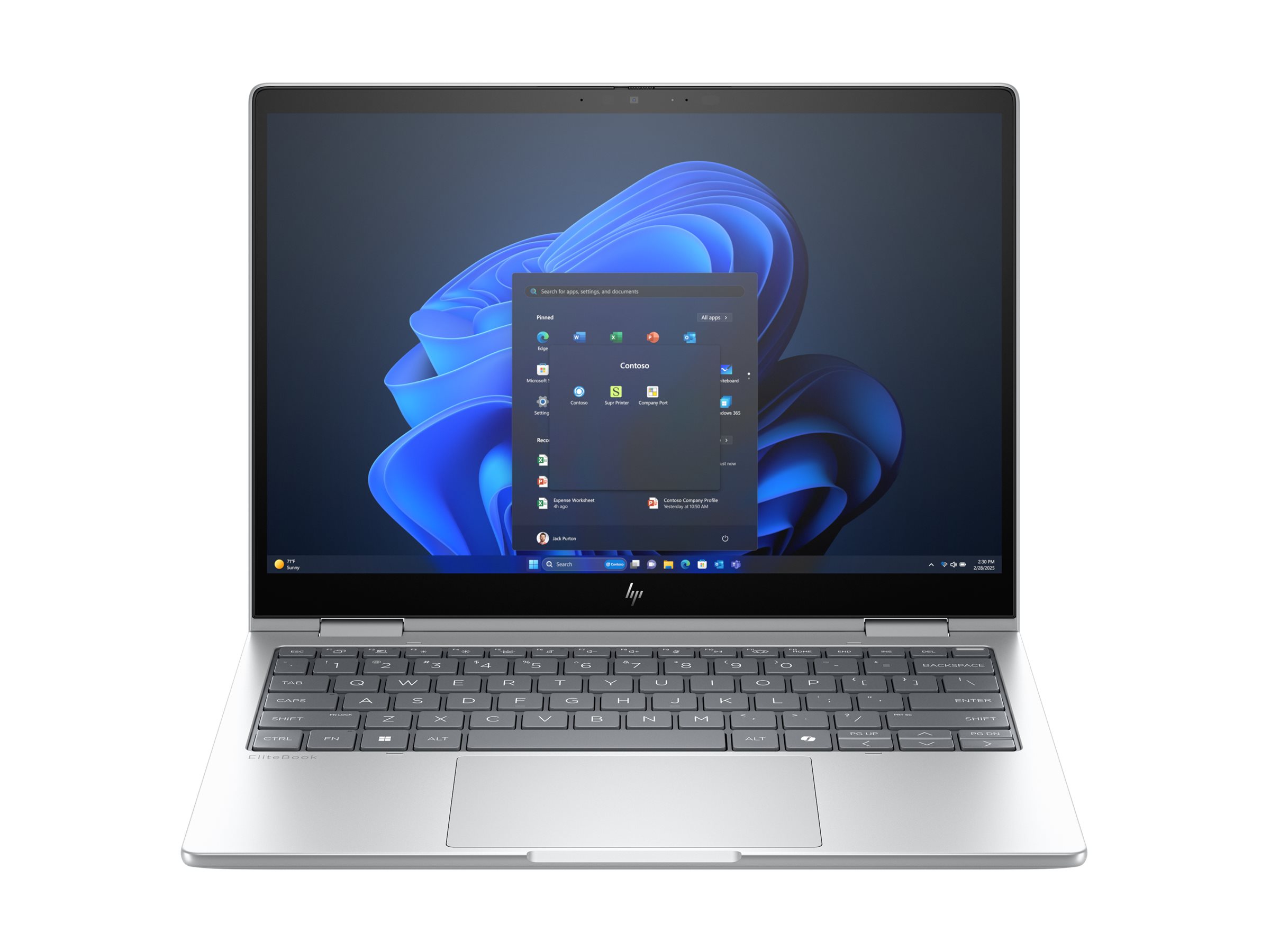 HP EliteBook 8 Flip G1i Notebook AI - Flip-Design - Intel Core Ultra 5 225U - Win 11 Pro - Intel Graphics - 16 GB RAM - 512 GB SSD NVMe - 33.8 cm (13.3")